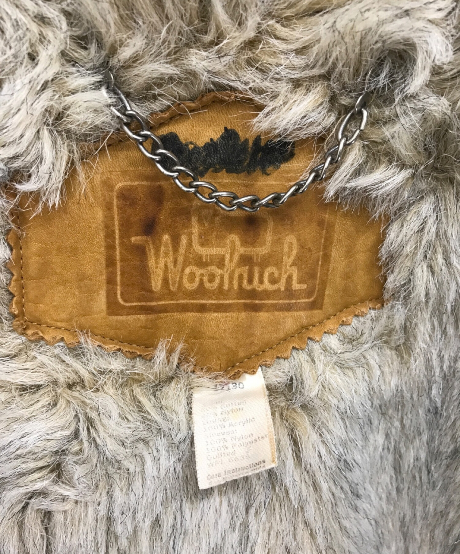 Vintage ウールリッチ wool rich ウルフジャケット ファー古着 - ブルゾン