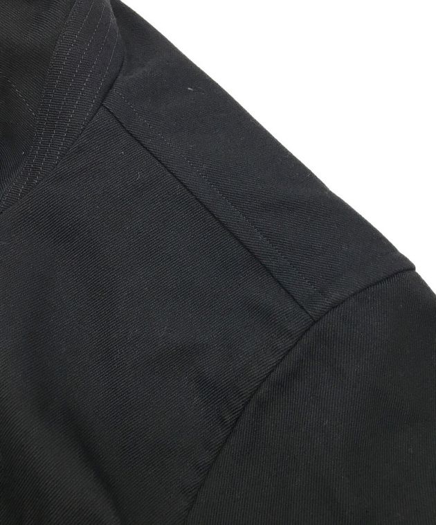 MARGARET HOWELL (マーガレットハウエル) ウールコットンツイルジャケット ブラック サイズ:2