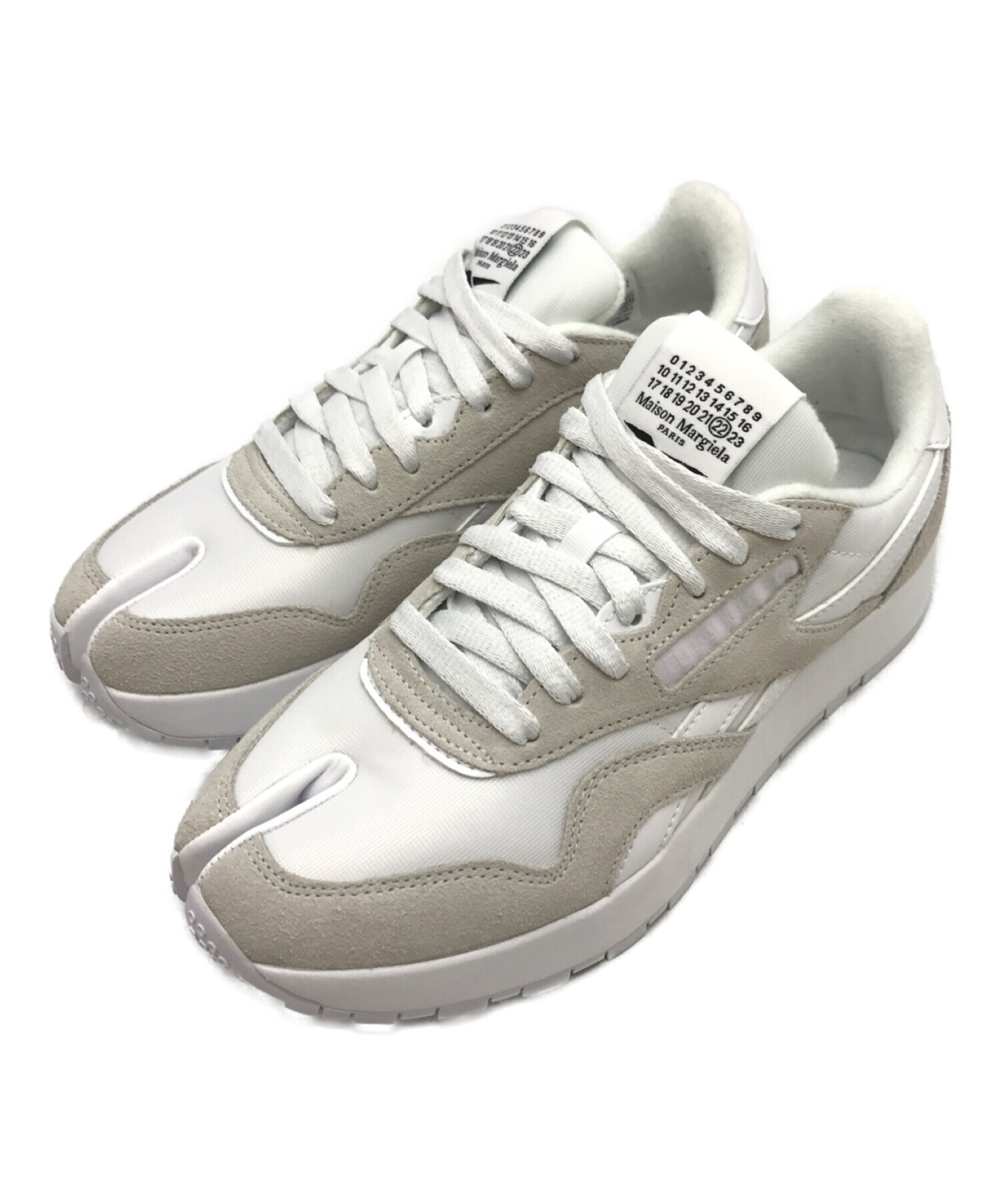 Reebok x Maison Margiela (リーボック×メゾンマルジェラ) クラシックナイロンタビ ホワイト サイズ:24.5㎝