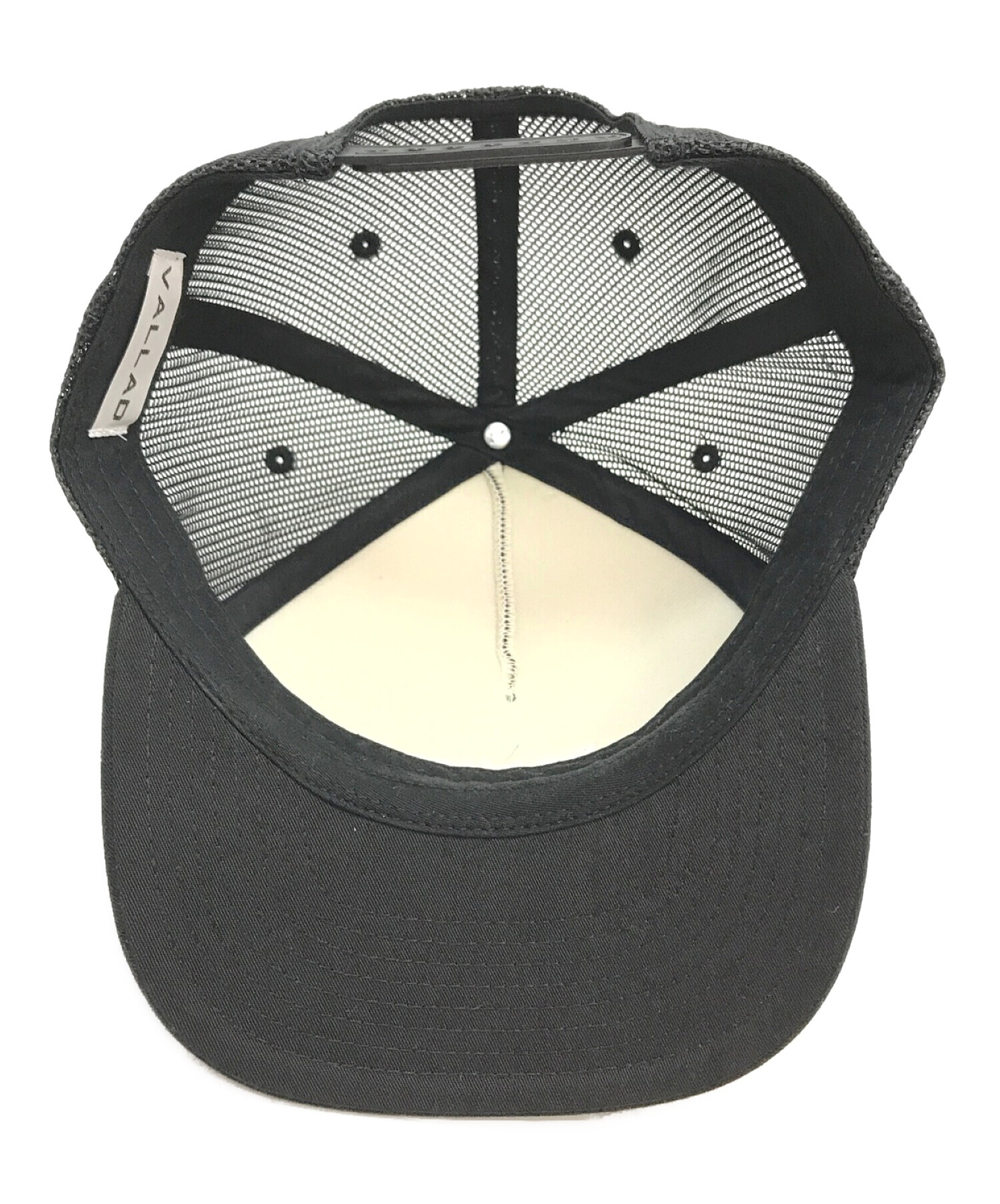 VALLAD LOGO MESH CAP BLK/BLK libasnow.com