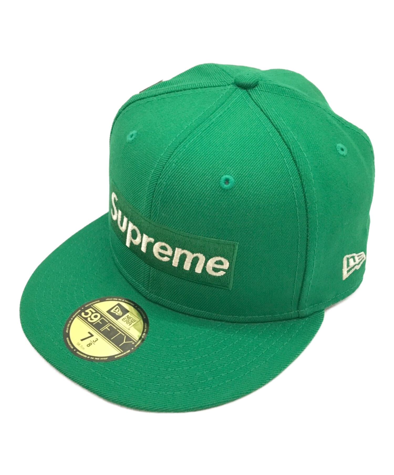 supreme NEWERA キャップ　グリーン帽子