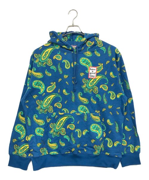 【中古・古着通販】have a good time (ハブアグッドタイム) プルオーバーパーカー Paisley Mini Frame  Pullover Hoodie ネイビー サイズ:XL 未使用品｜ブランド・古着通販 トレファク公式【TREFAC FASHION】スマホサイト