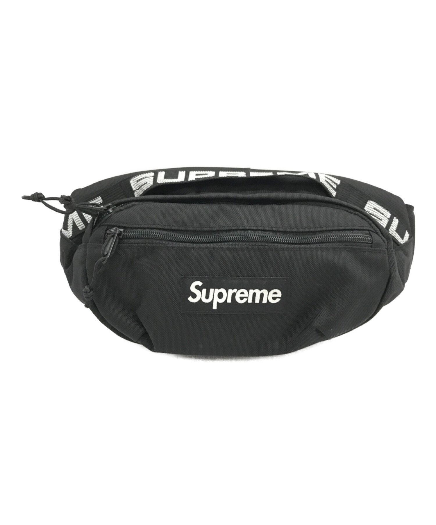 中古・古着通販】SUPREME (シュプリーム) ウエストバッグ ブラック