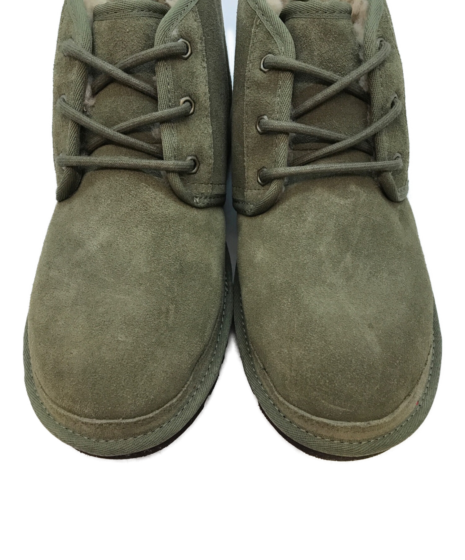 中古・古着通販】UGG (アグ) ショートブーツ オリーブ サイズ:27