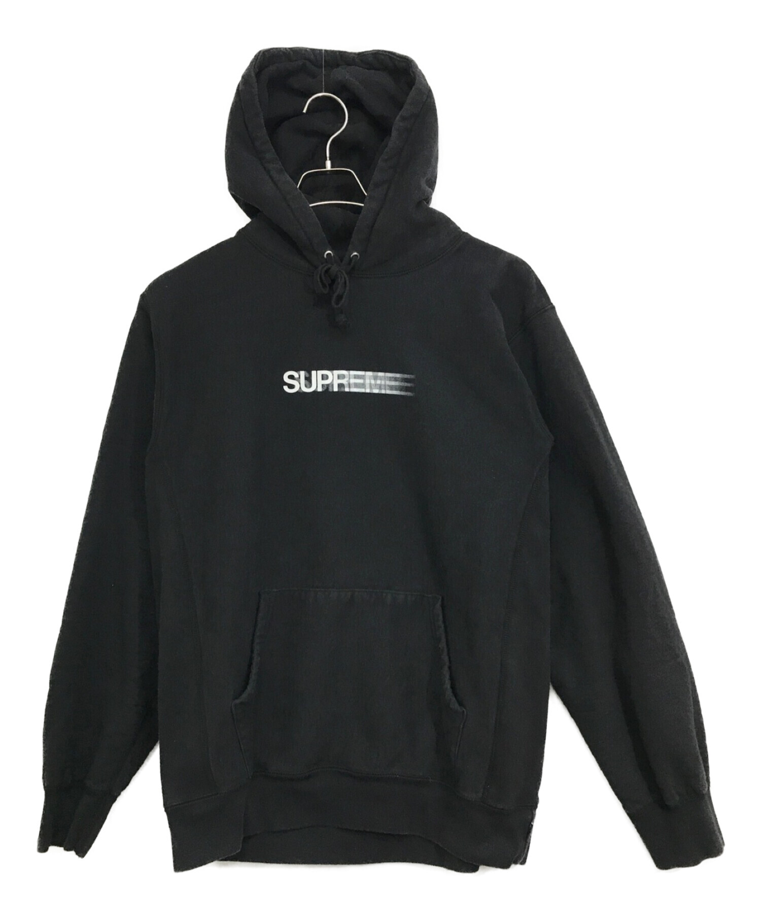 SUPREME (シュプリーム) Motion Logo Hooded Sweatshirt ブラック サイズ:XL