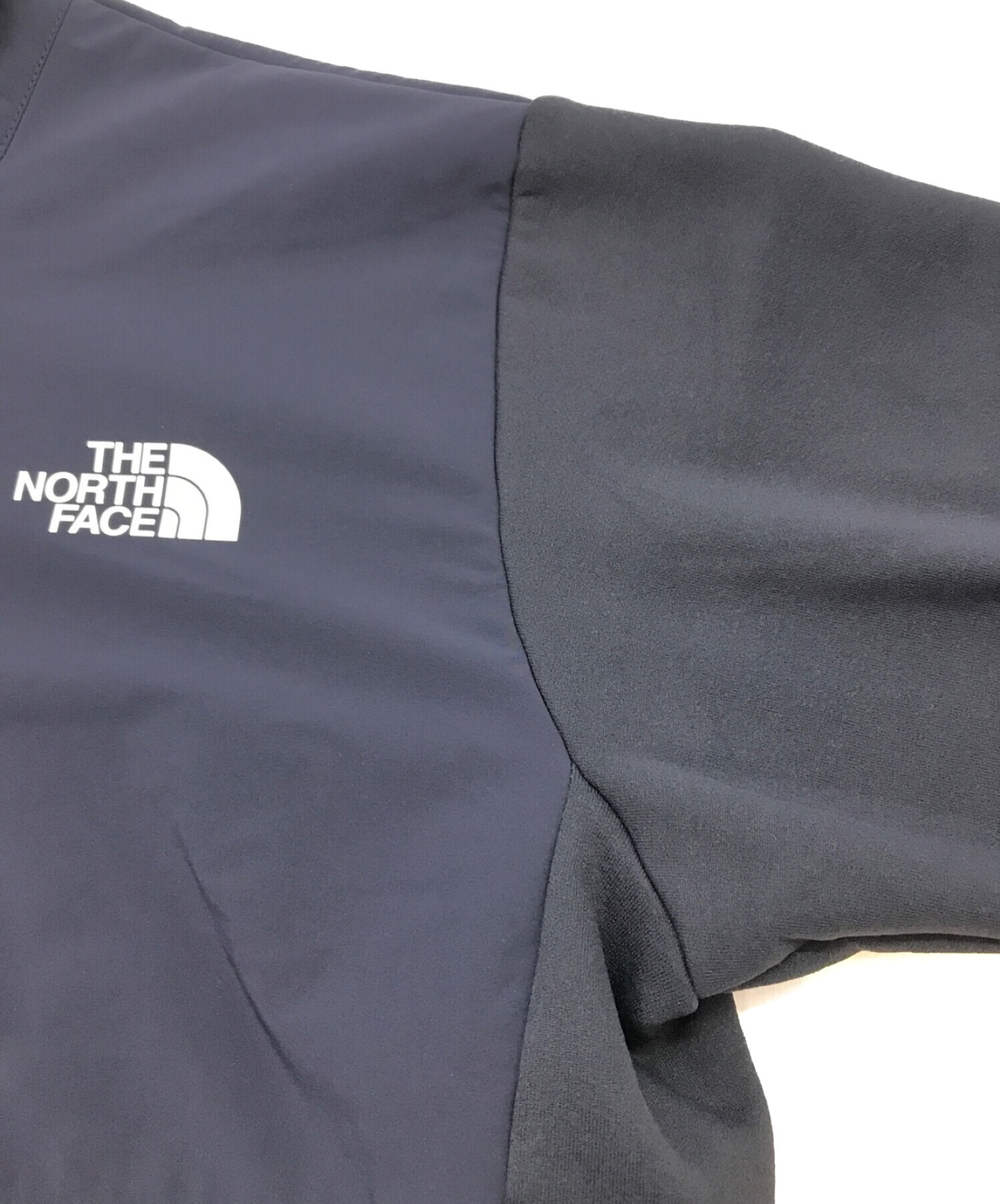 THE NORTH FACE (ザ ノース フェイス) Hybrid Nylon Fleece Jacket ハイブリット ナイロンフリースジャケット  ネイビー サイズ:M