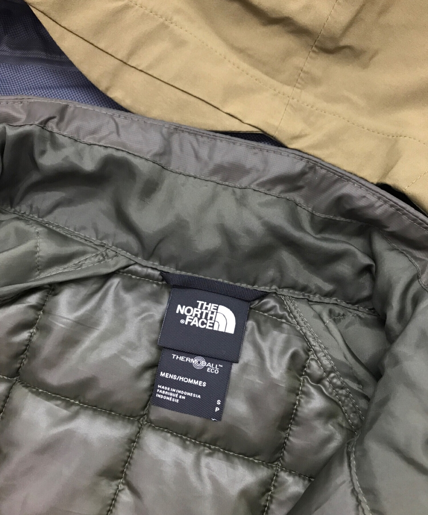 中古・古着通販】THE NORTH FACE (ザ ノース フェイス) THERMOBALL ECO TRICLIMATE JACKET  サーモボールエコトリクライメイトジャケット カーキ サイズ:S｜ブランド・古着通販 トレファク公式【TREFAC FASHION】スマホサイト