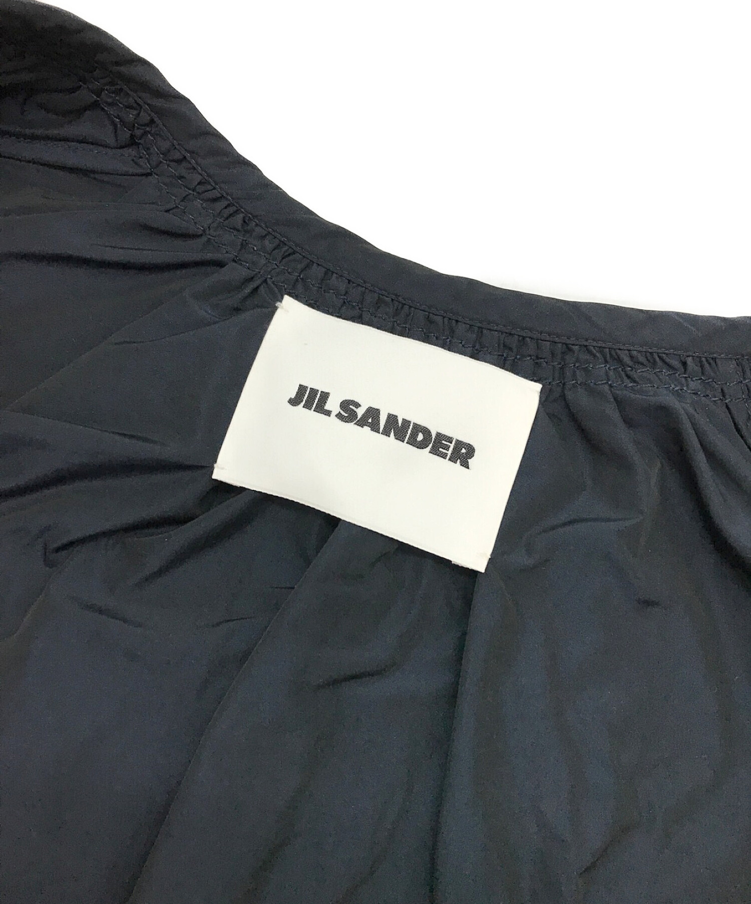 中古・古着通販】JIL SANDER (ジルサンダー) ノーカラーギャザー