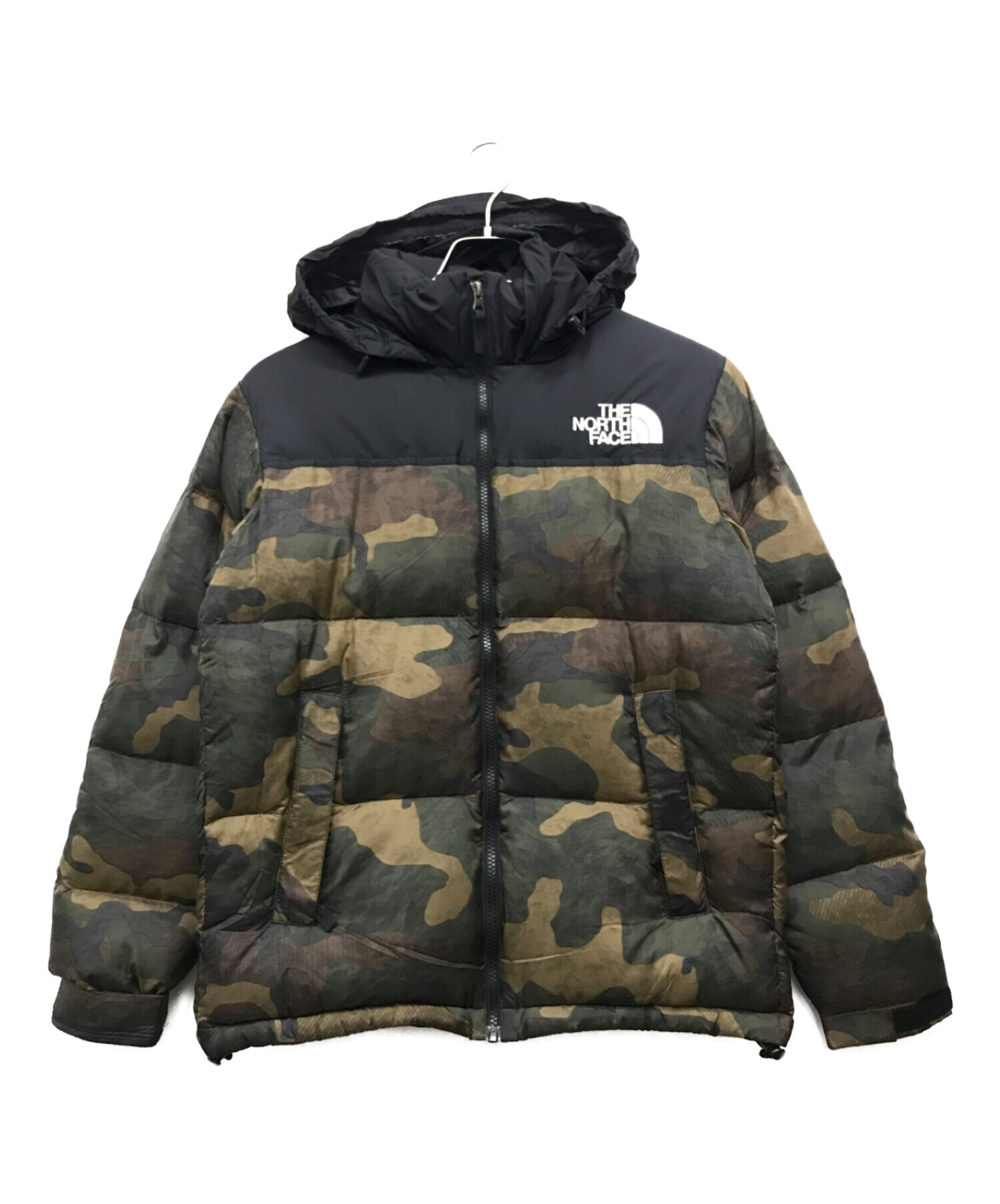 THE NORTH FACE (ザ ノース フェイス) ノベルティヌプシジャケット Novelty Nuptse Jacke ウッドランドカモ  サイズ:S