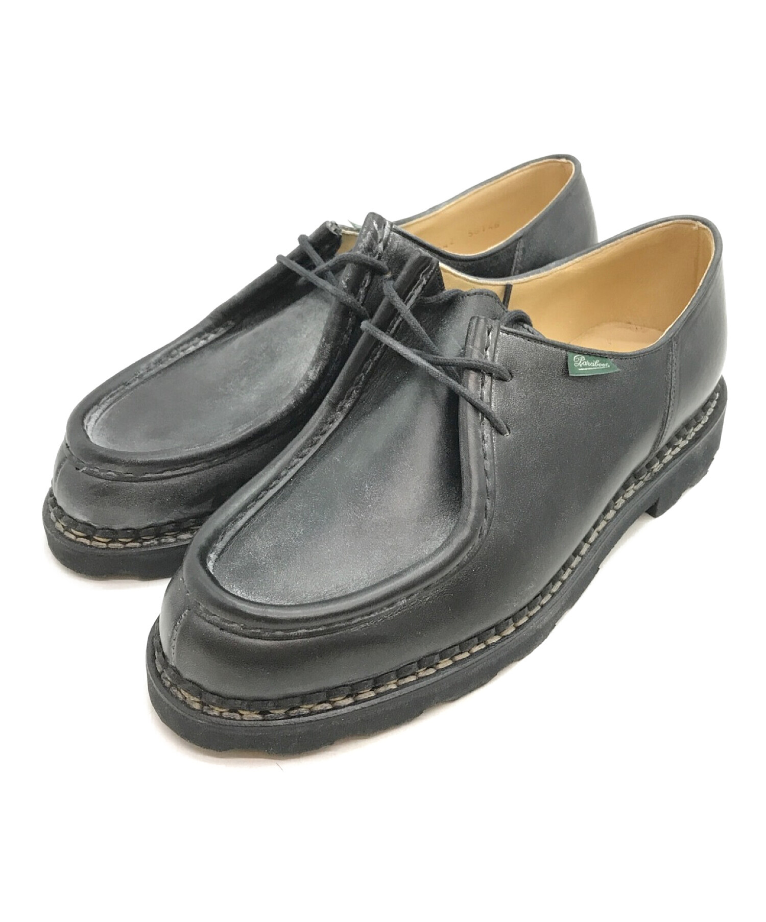 PARABOOT (パラブーツ) ミカエル ブラック サイズ:42（26.5㎝相当）