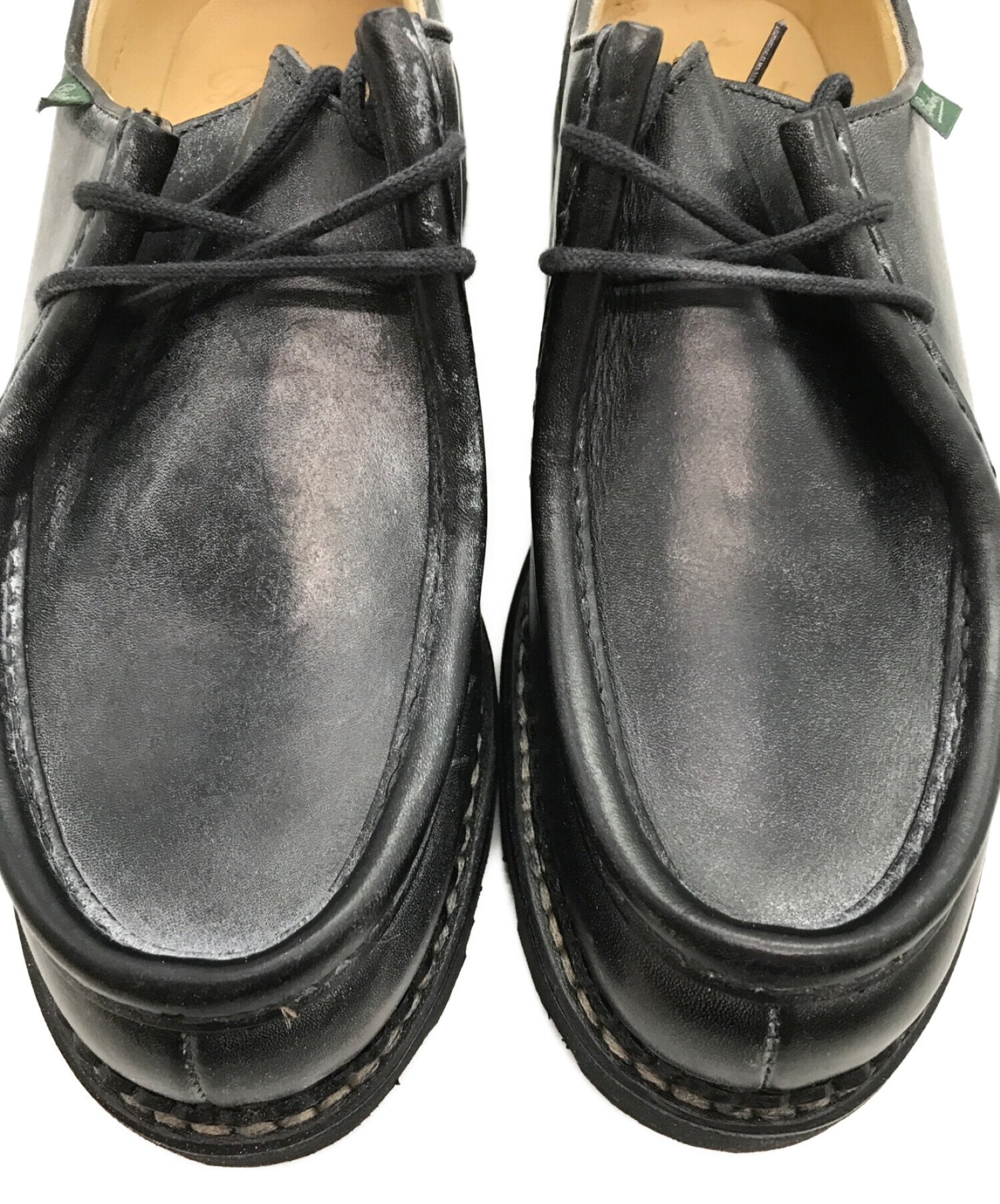 PARABOOT (パラブーツ) ミカエル ブラック サイズ:42（26.5㎝相当）