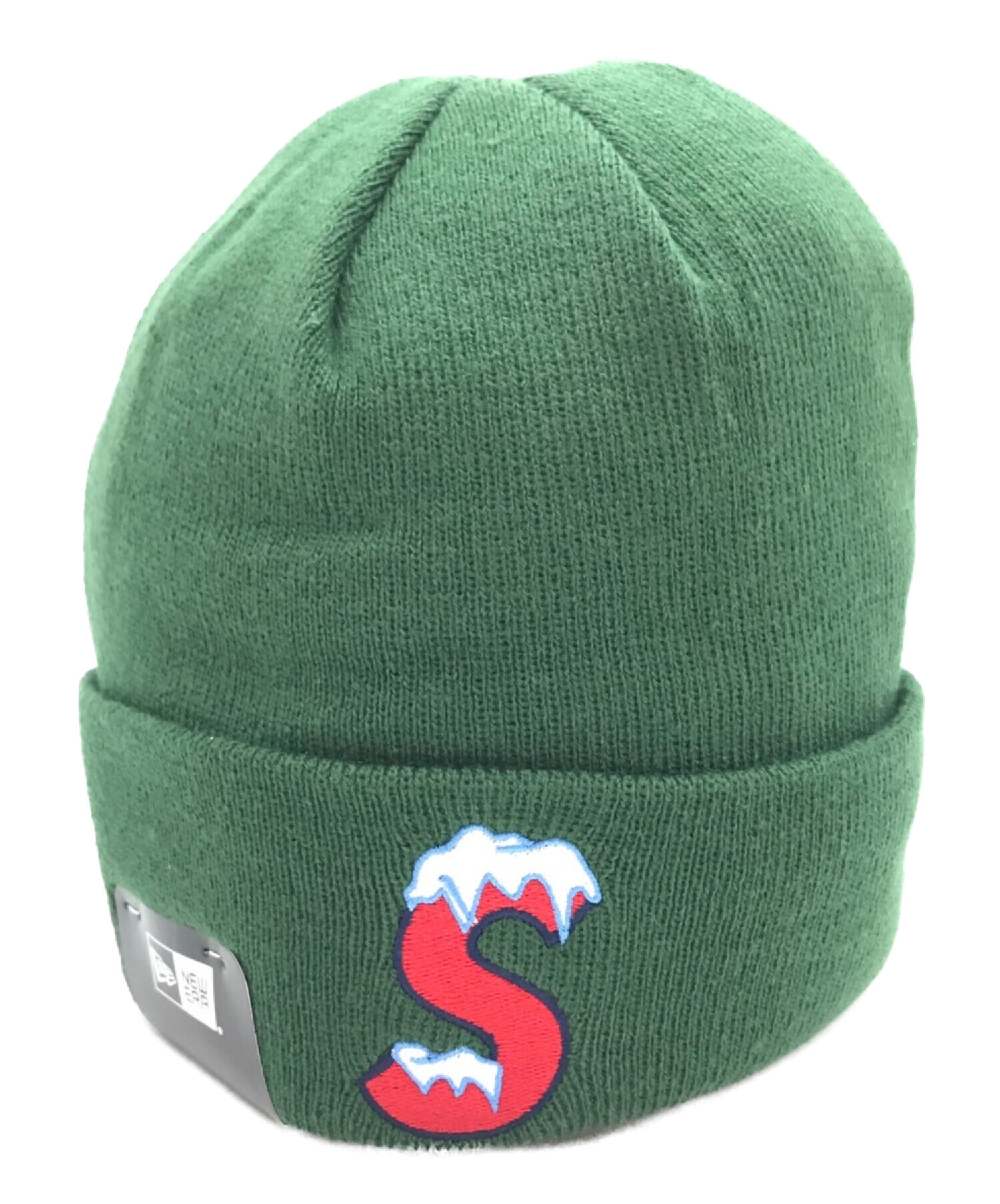 SUPREME (シュプリーム) New Era (ニューエラ) ニット帽 グリーン サイズ:下記参照 未使用品