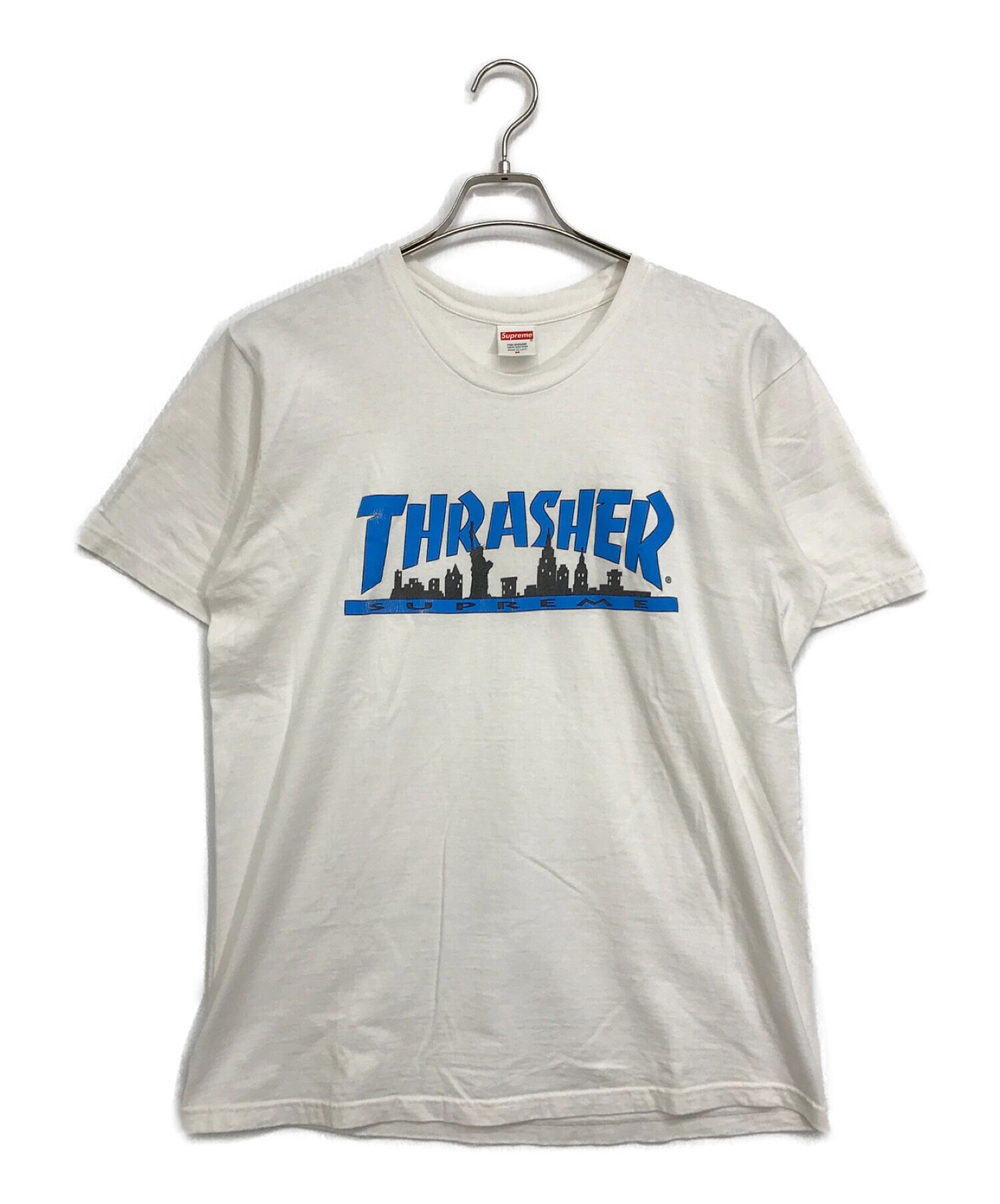 SUPREME (シュプリーム) THRASHER (スラッシャー) プリントTシャツ ホワイト サイズ:M