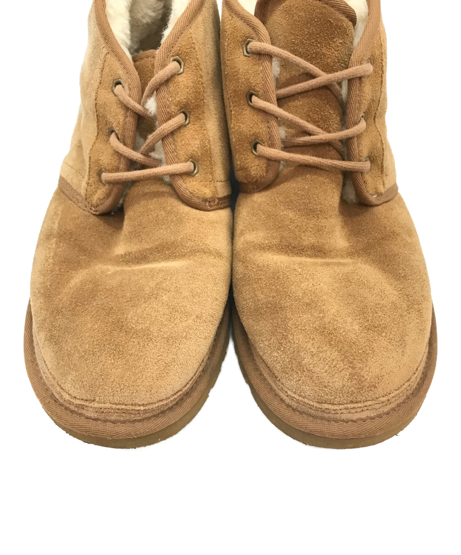 UGG (アグ) ムートンレースアップブーツ / Neumel ベージュ サイズ:29㎝