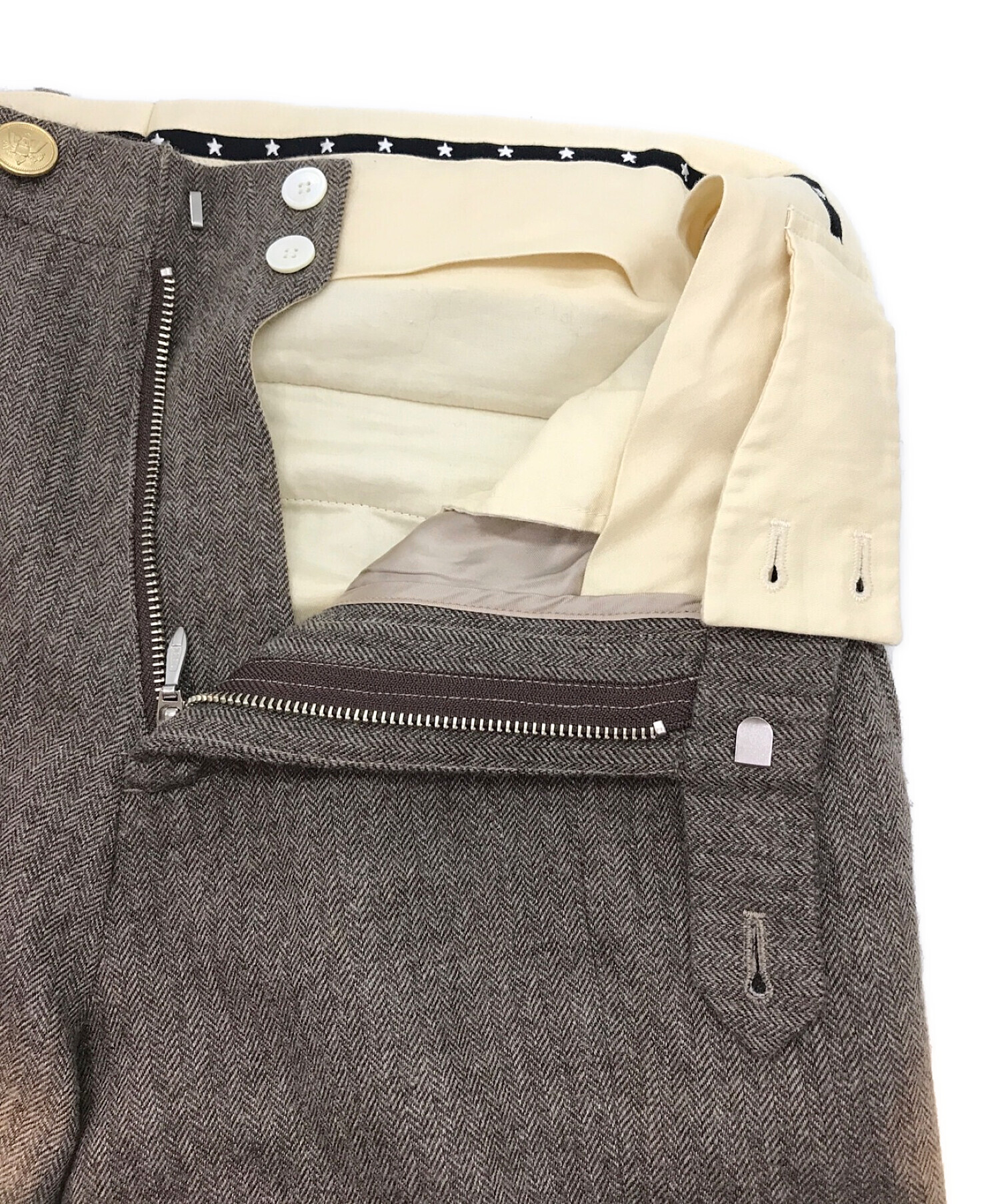 中古・古着通販】masu (エムエーエスユー) 22AW Center Seam Trousers