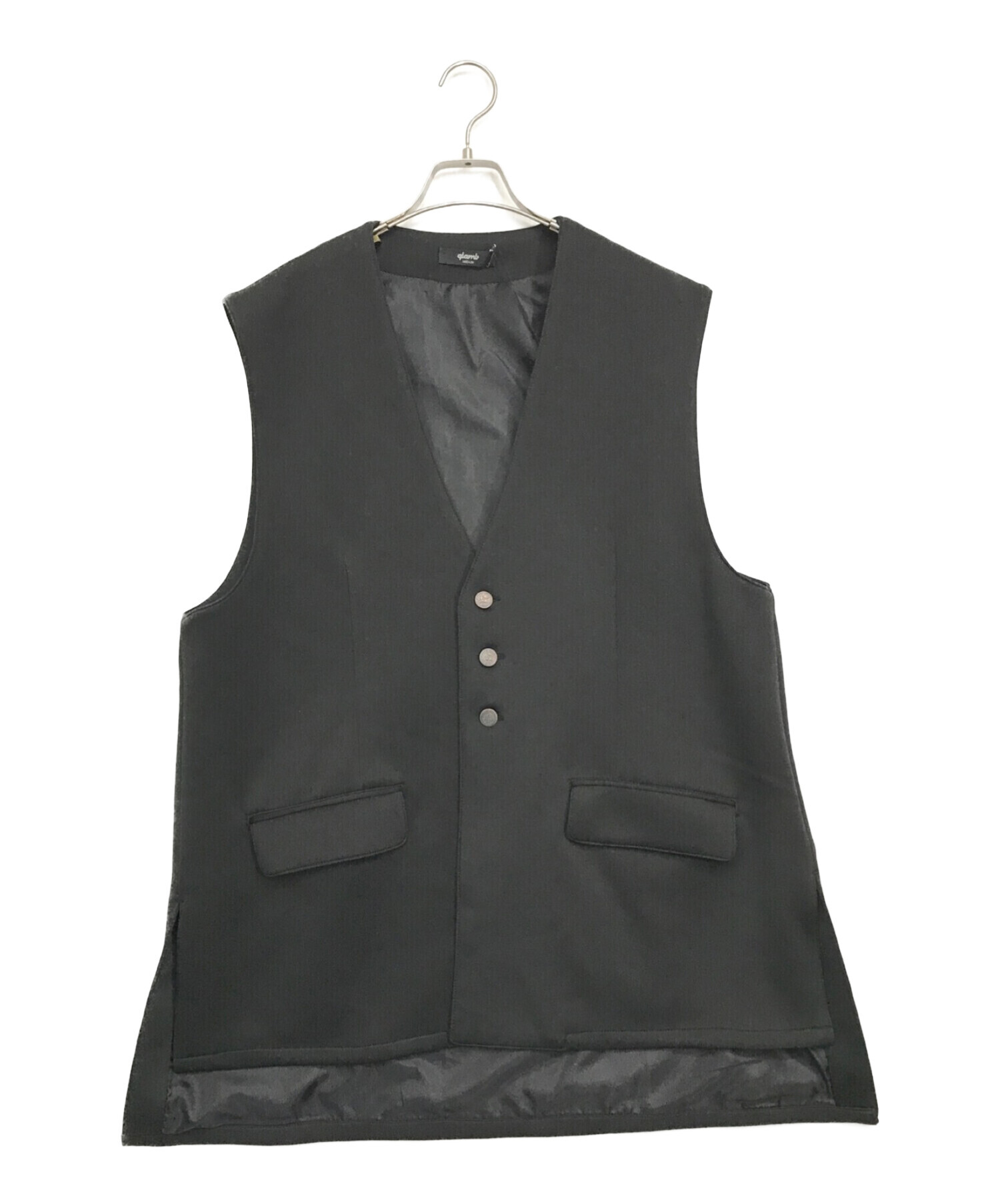 glamb (グラム) ノースリーブテーラードジャケット / No Sleeve Tailored JKT ブラック サイズ:M