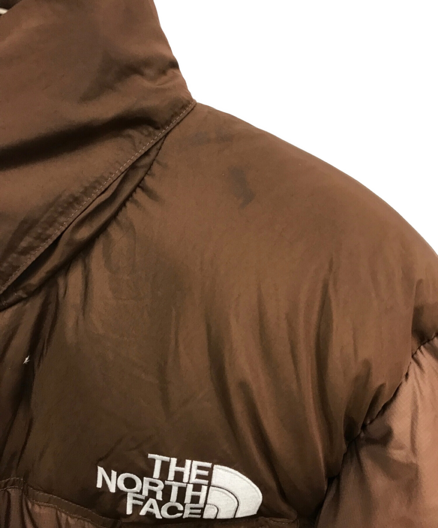 THE NORTH FACE (ザ ノース フェイス) ヌプシジャケット / NUPTSE JACKET / 中綿ジャケット ブラウン（ダーク  オーク） サイズ:XL