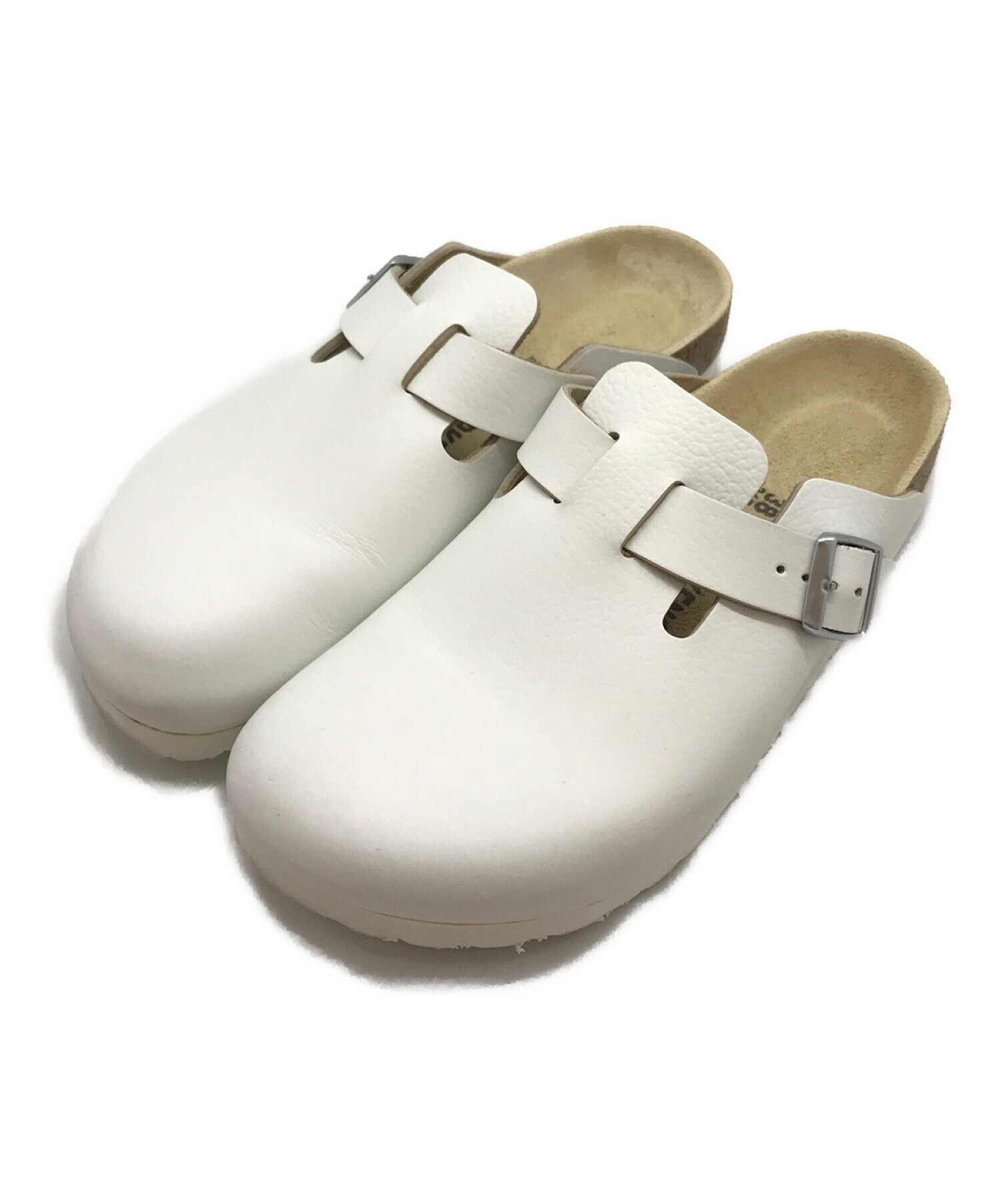 BIRKENSTOCK (ビルケンシュトック) レザーボストン ホワイト サイズ:24.5㎝