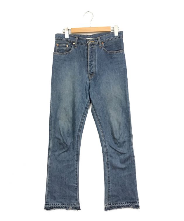 中古・古着通販】doublet (ダブレット) CASHMERE DENIM BOOT-CUT PANTS / カシミヤデニム ブーツカットデニム /  デニムパンツ ブルー サイズ:Ｓ｜ブランド・古着通販 トレファク公式【TREFAC FASHION】スマホサイト