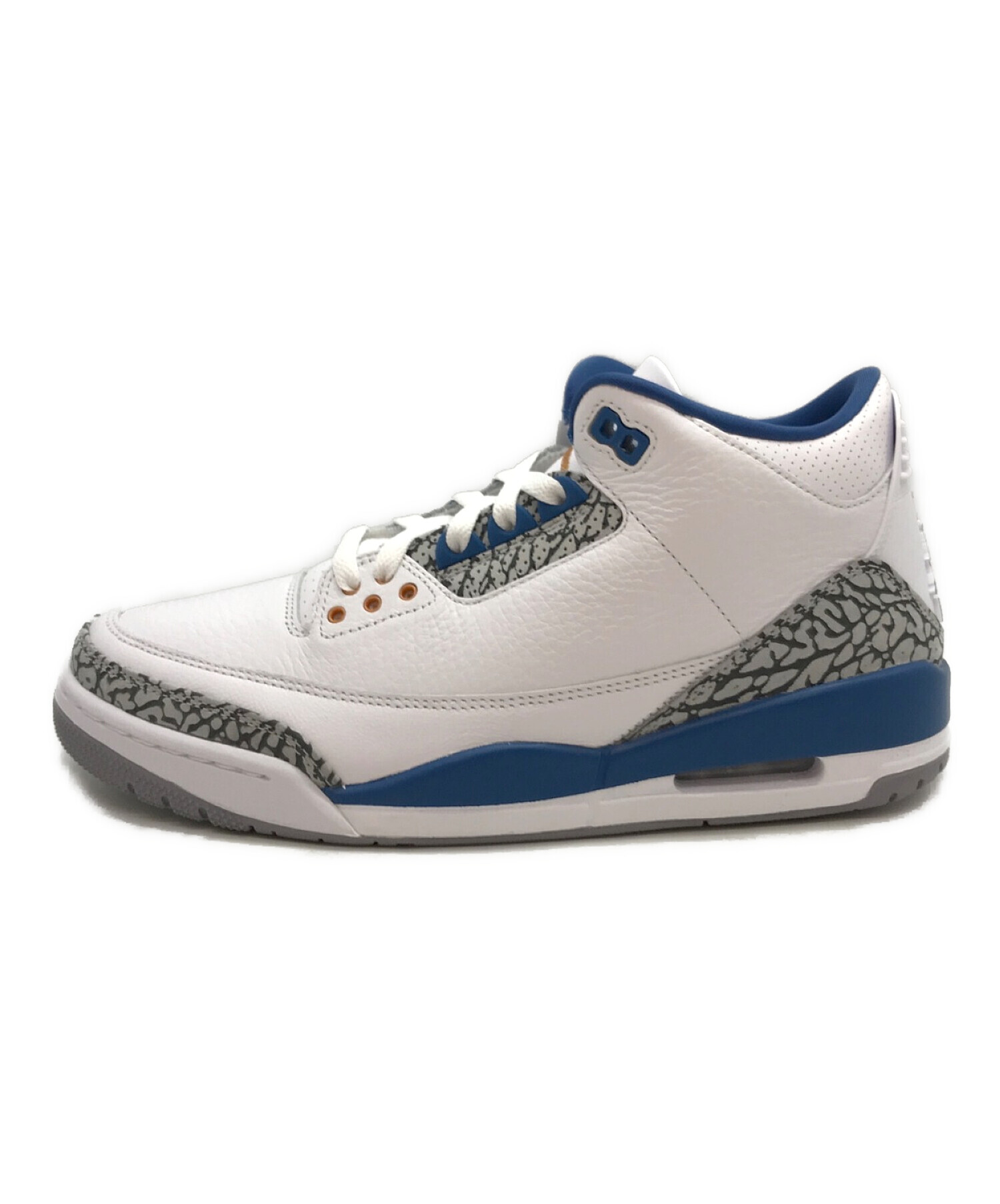 NIKE (ナイキ) AIR JORDAN 3 RETRO / エアジョーダン3レトロ ホワイト×ブルー サイズ:27.5㎝ 未使用品