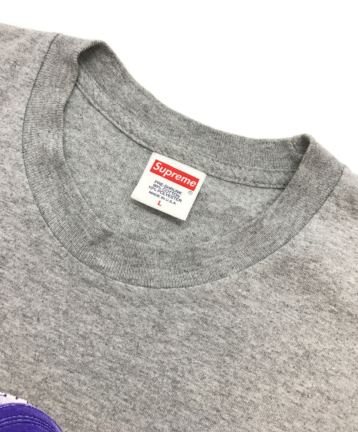 SUPREME (シュプリーム) 20AW Tire Tee / タイヤＴシャツ / 半袖Ｔシャツ グレー サイズ:Ｌ