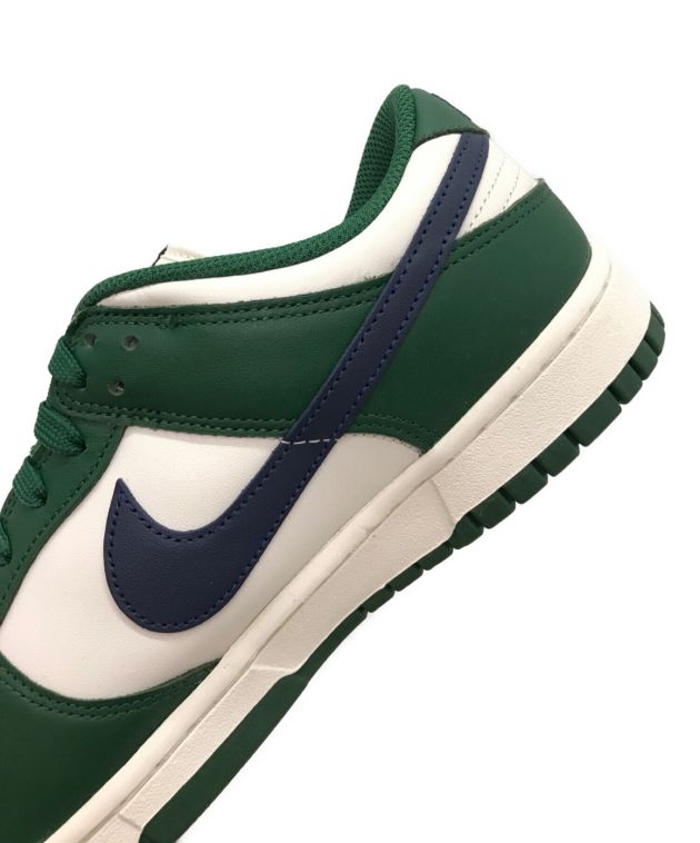 NIKE (ナイキ) WMNS DUNK LOW / ダンクロー / ローカットスニーカー グリーン×ホワイト（GORGE  GREEN×MIDNIGHT NAVY） サイズ:28cm