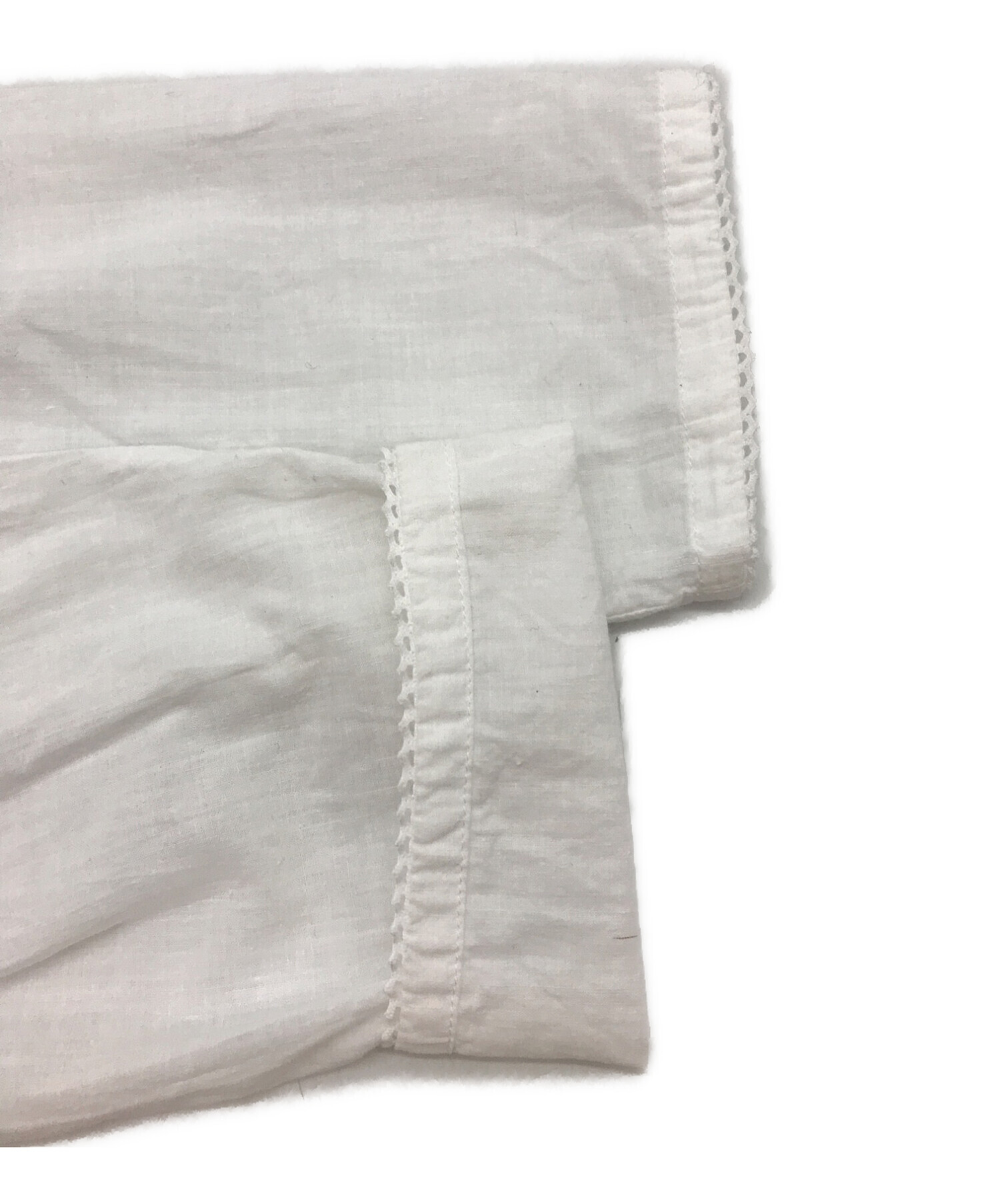 45R (フォーティーファイブアール) インドカディdeカットワークTシャツ ホワイト サイズ:下記参照