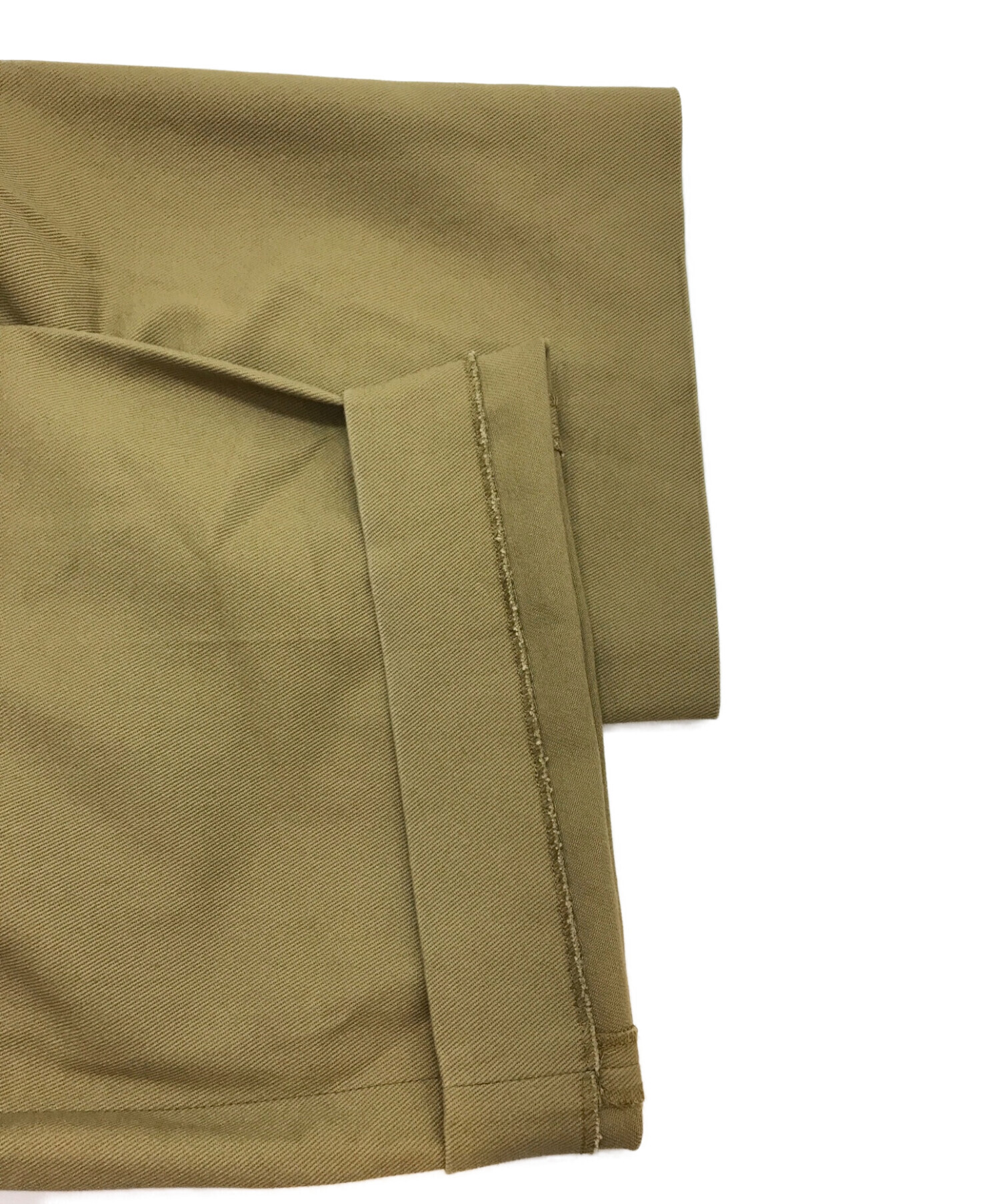 中古・古着通販】MARKAWARE DOUBLE PLEATED TROUSERS ORGANIC COTTON