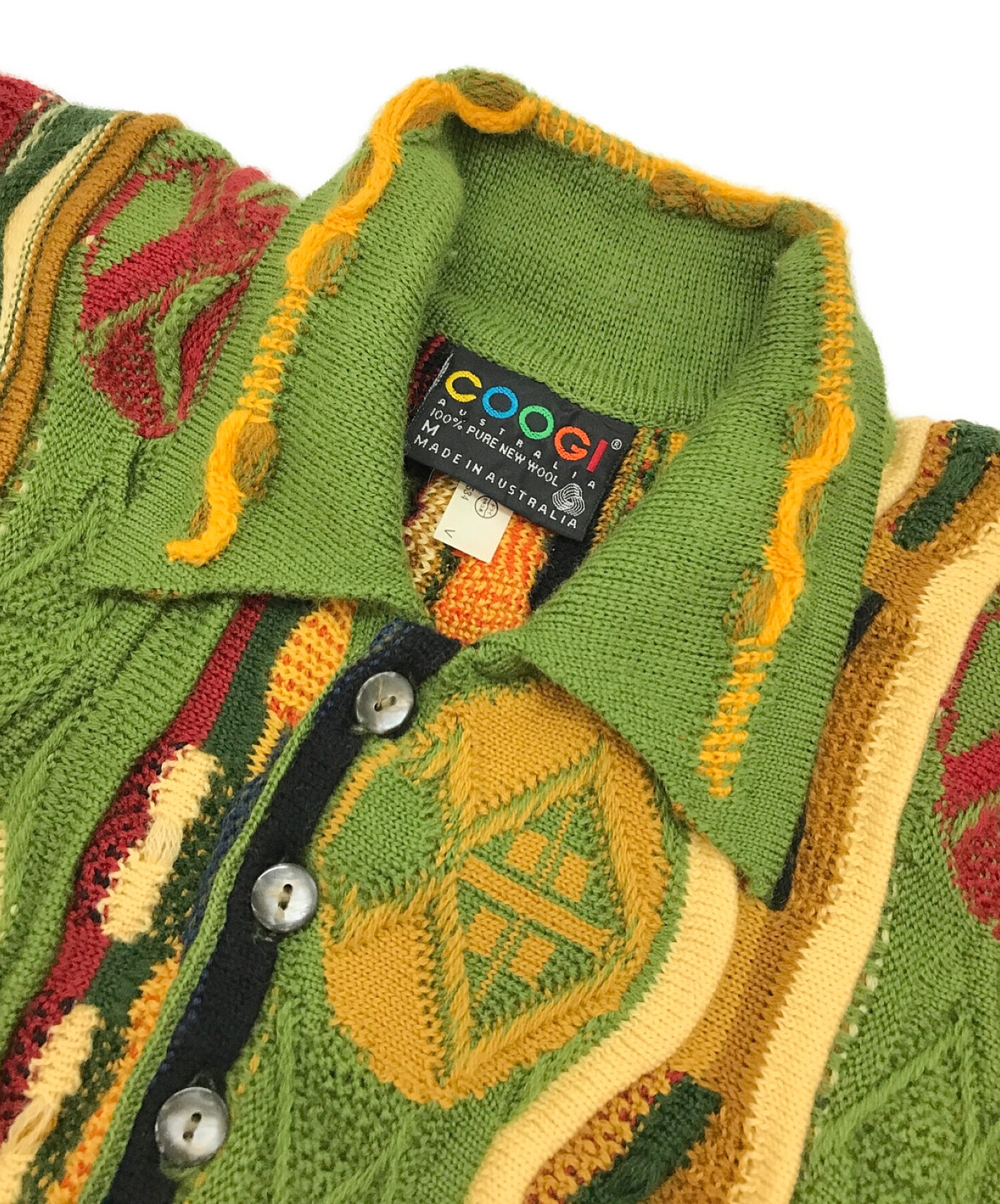 中古・古着通販】Coogi (クージー) ［古着］3Dニットポロシャツ レッド