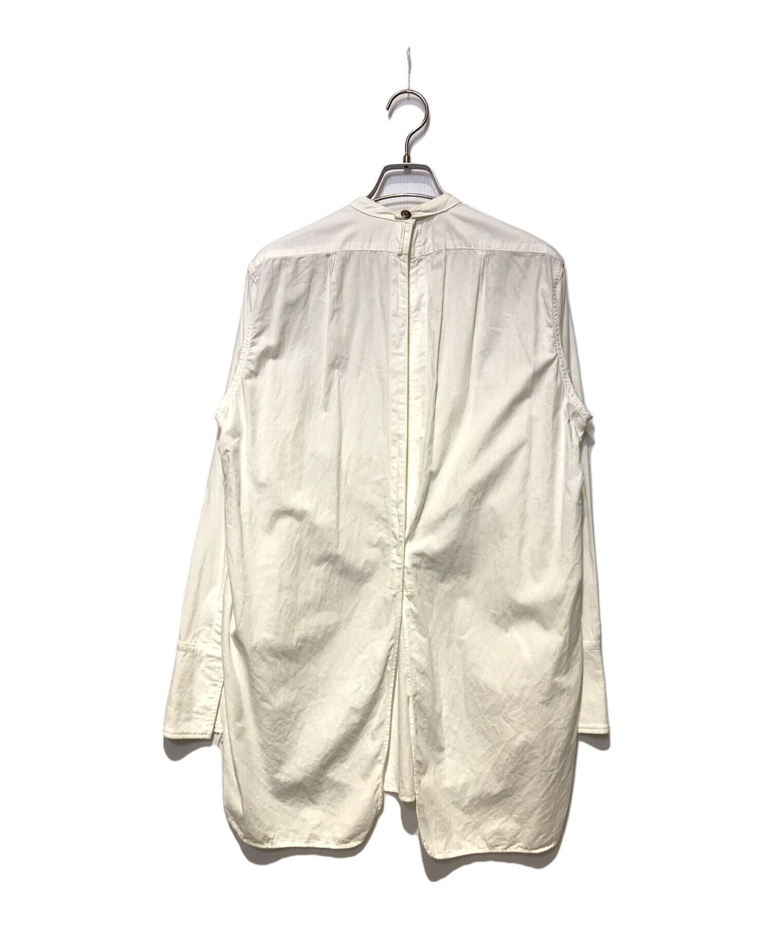 FUMIKA UCHIDA (フミカウチダ) デザインバンドカラーシャツ ホワイト サイズ:36