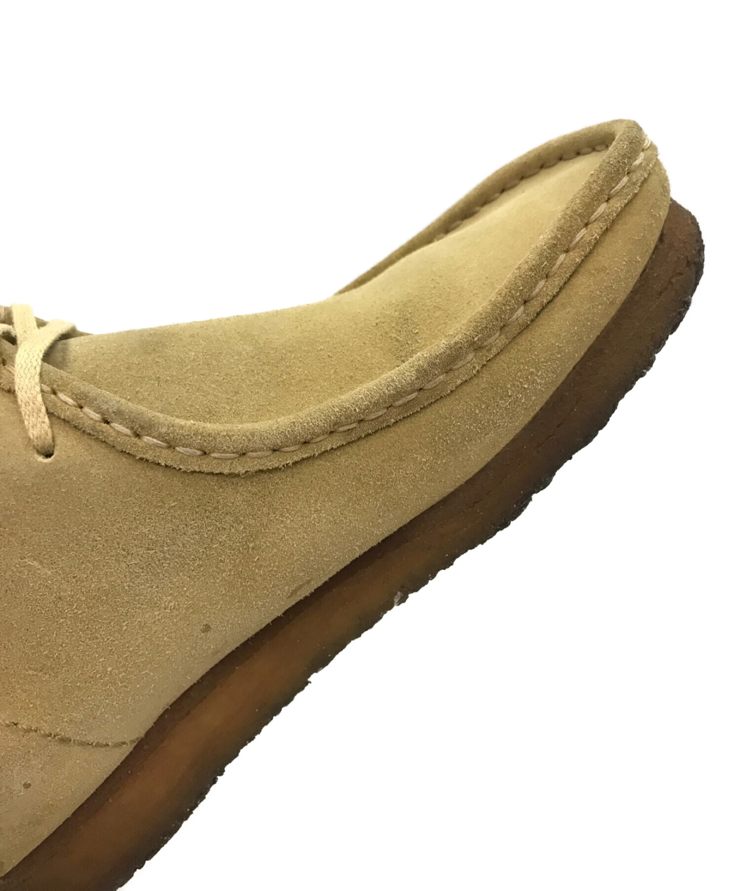 中古・古着通販】CLARKS (クラークス) ワラビーシューズ ベージュ