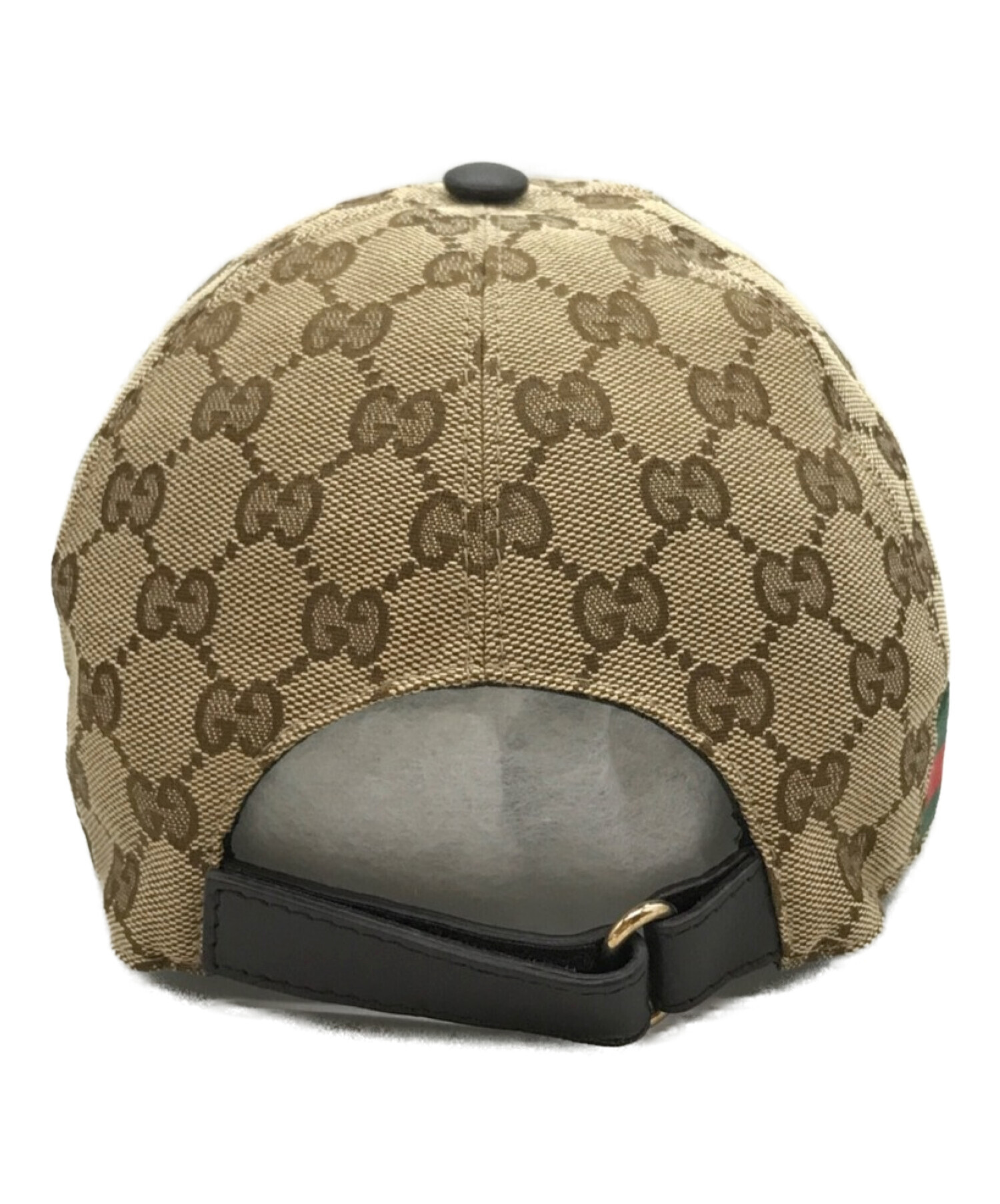 ☆美品☆GUCCI GG柄 ベースボールキャップ ベージュ シェリー Mサイズ-