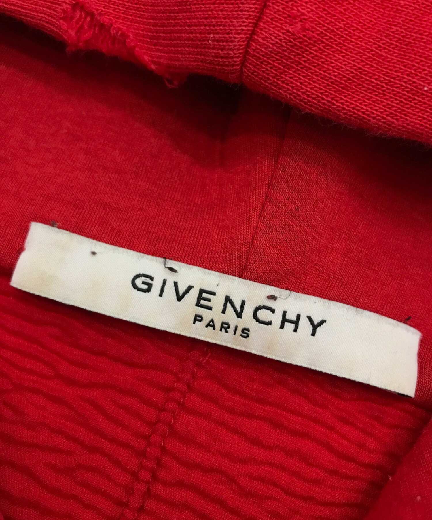 中古・古着通販】GIVENCHY (ジバンシィ) 17AW デストロイパーカー ロゴ