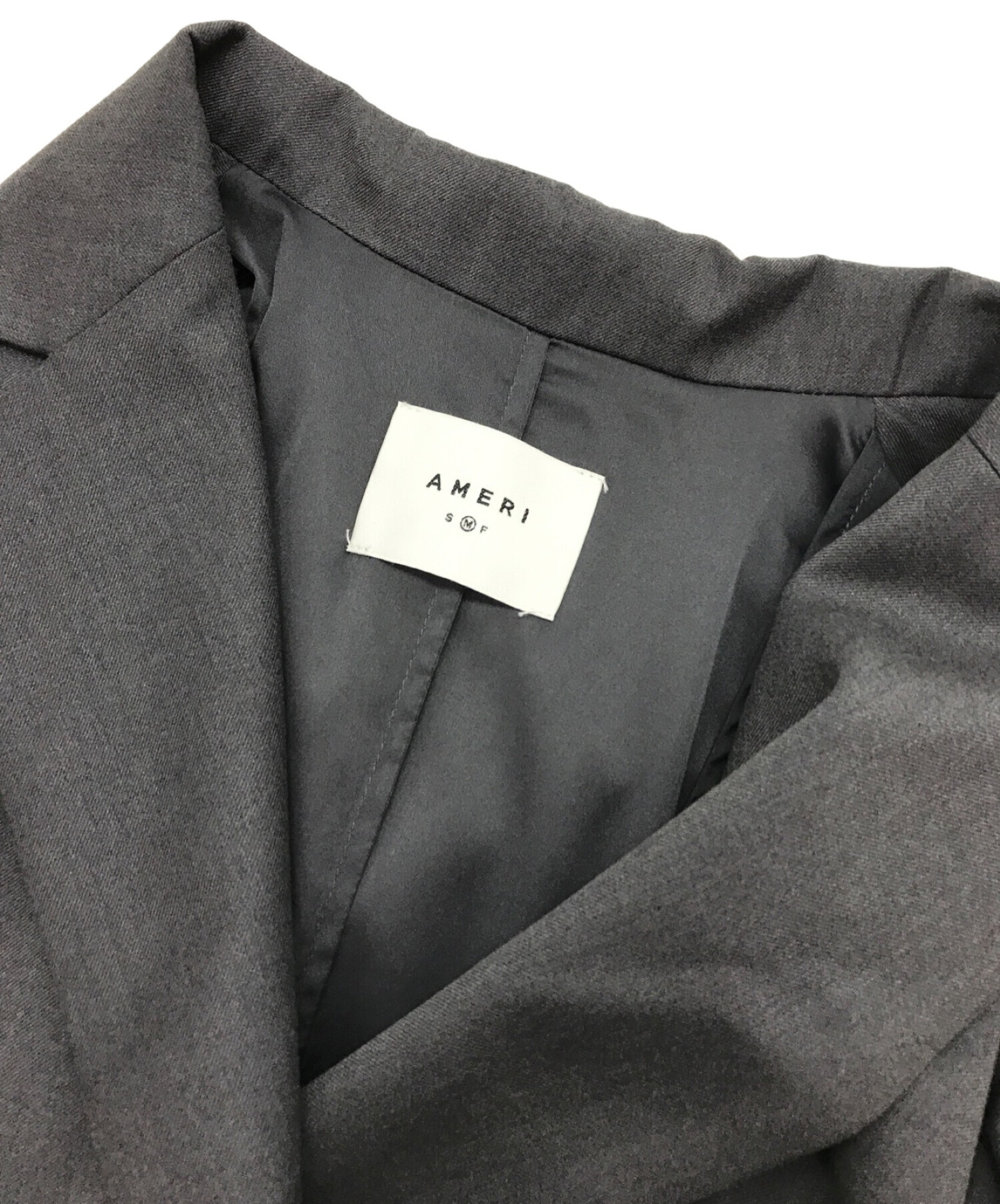 中古・古着通販】Ameri (アメリ) TAILORED ALL IN ONE グレー サイズ:M