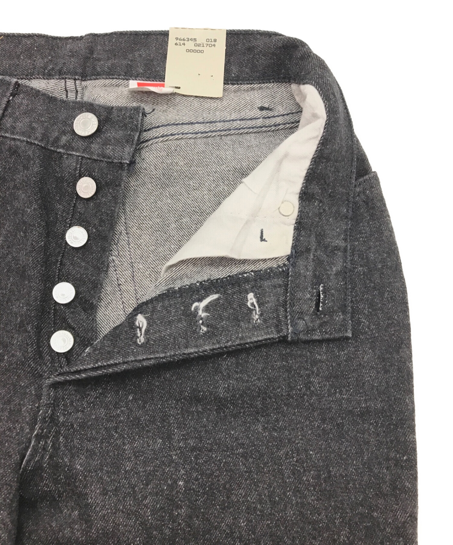 中古・古着通販】LEVI'S (リーバイス) USA製 先染めブラックデニム