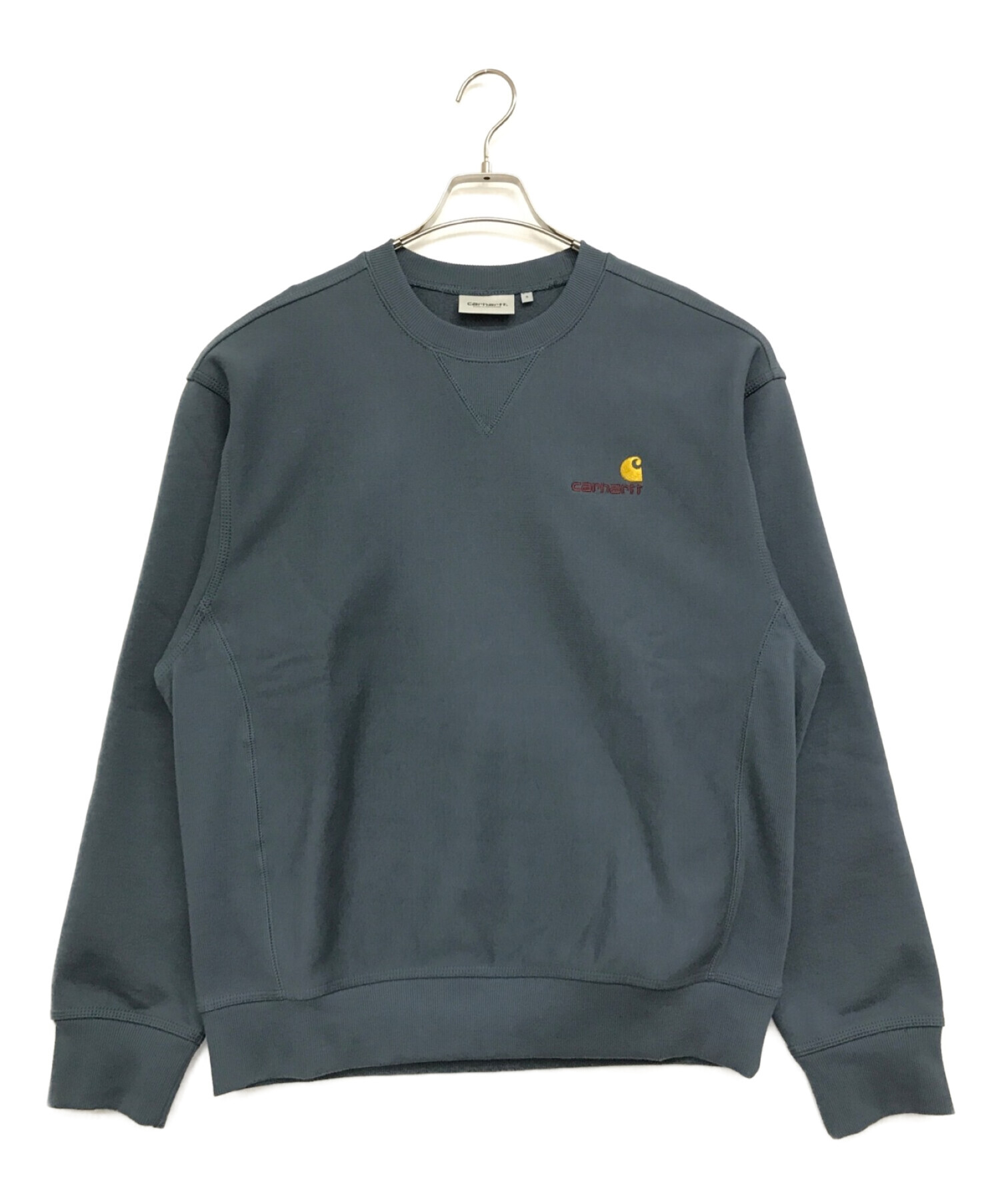 Carhartt WIP (カーハートダブリューアイピー) AMERICAN SCRIPT SWEATSHIRT ブルー サイズ:S