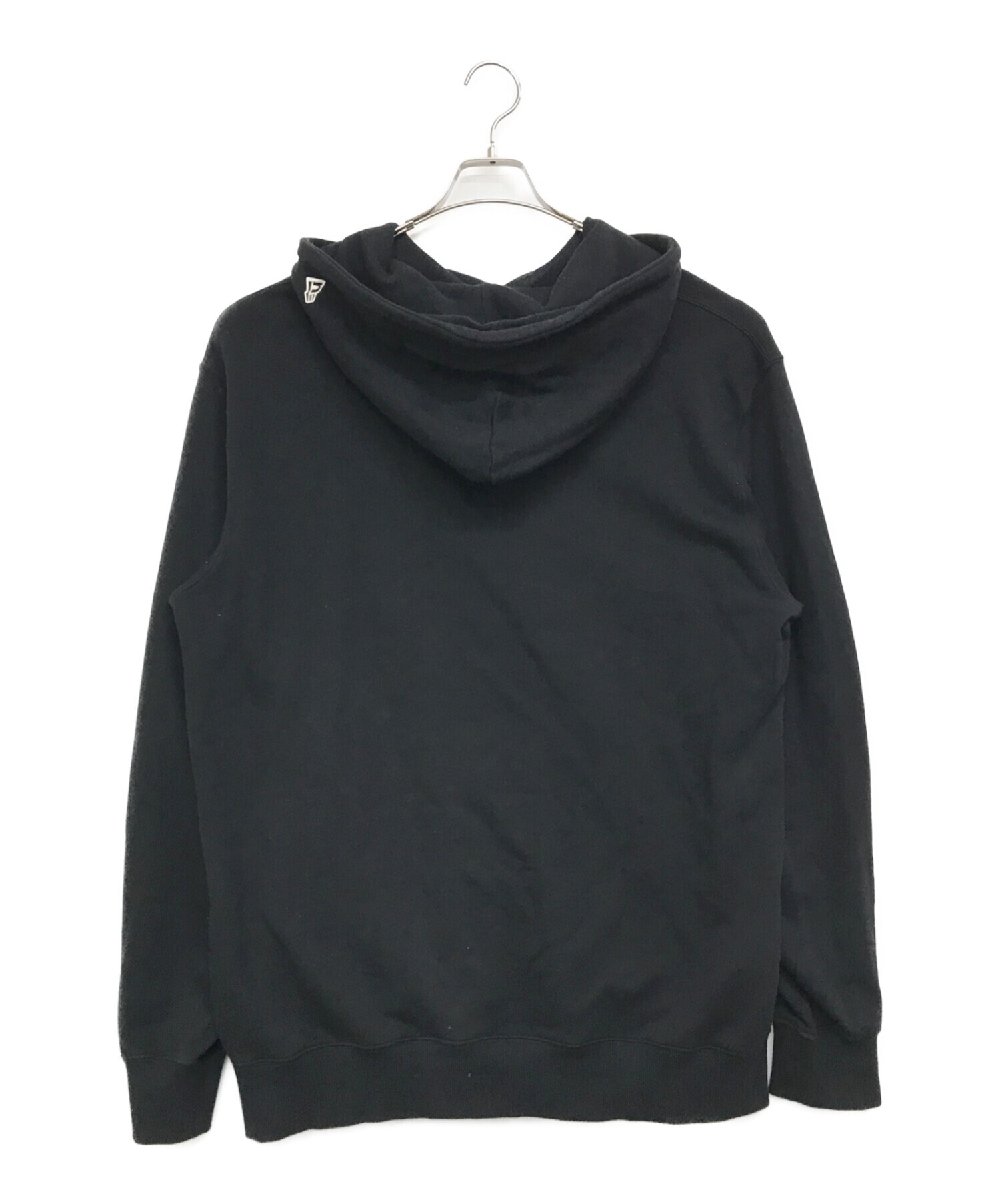 New Era (ニューエラ) Yohji Yamamoto pour homme (ヨウジヤマモト プールオム) コラボAsakura  DRAWING PRINT SWEAT ブラック サイズ:XXL