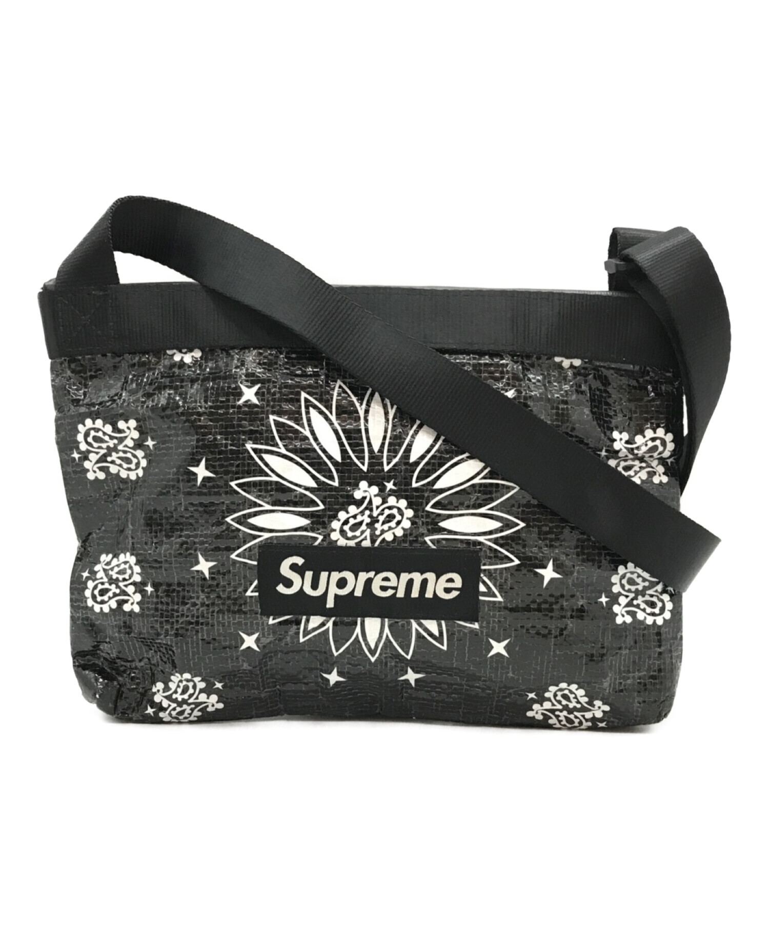 supreme シュプリーム Bandana tarp side bag 上等な - バッグ