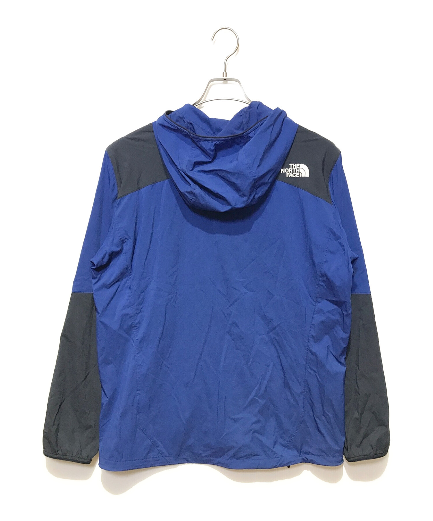 中古・古着通販】THE NORTH FACE (ザ ノース フェイス) ANYTIME WIND HOODIE ブルー×ブラック  サイズ:XL｜ブランド・古着通販 トレファク公式【TREFAC FASHION】スマホサイト