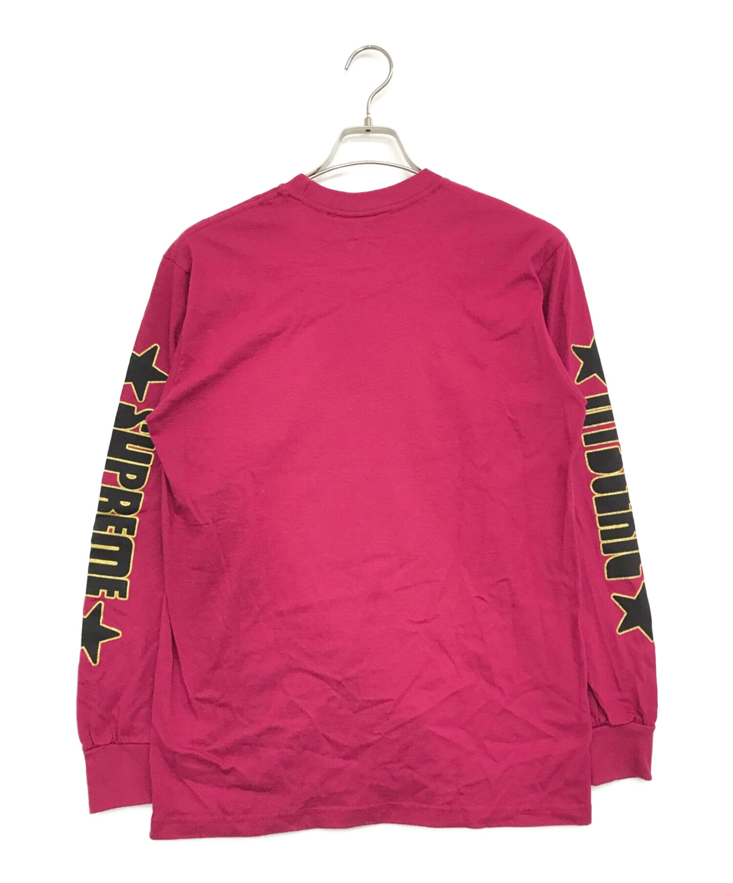 Hysteric Glamour (ヒステリックグラマー) SUPREME (シュプリーム) 21SS L/S Tee ピンク サイズ:S