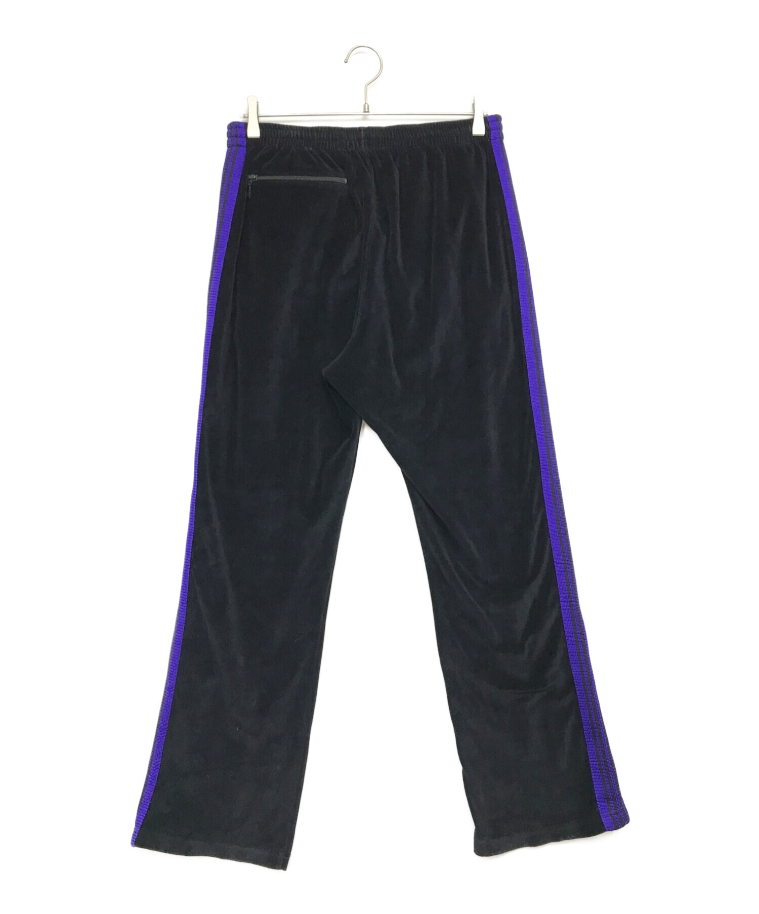 Needles (ニードルズ) NARROW TRACK PANT C/PE VELOUR ブラック サイズ:L