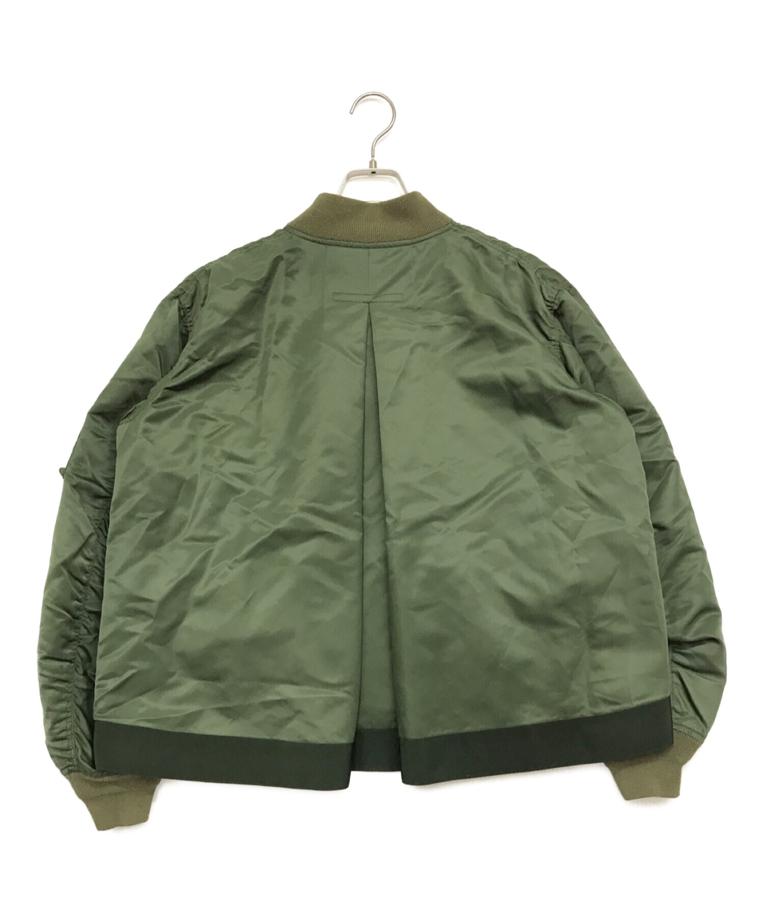 sacai (サカイ) Back Flare MA-1 カーキ サイズ:2