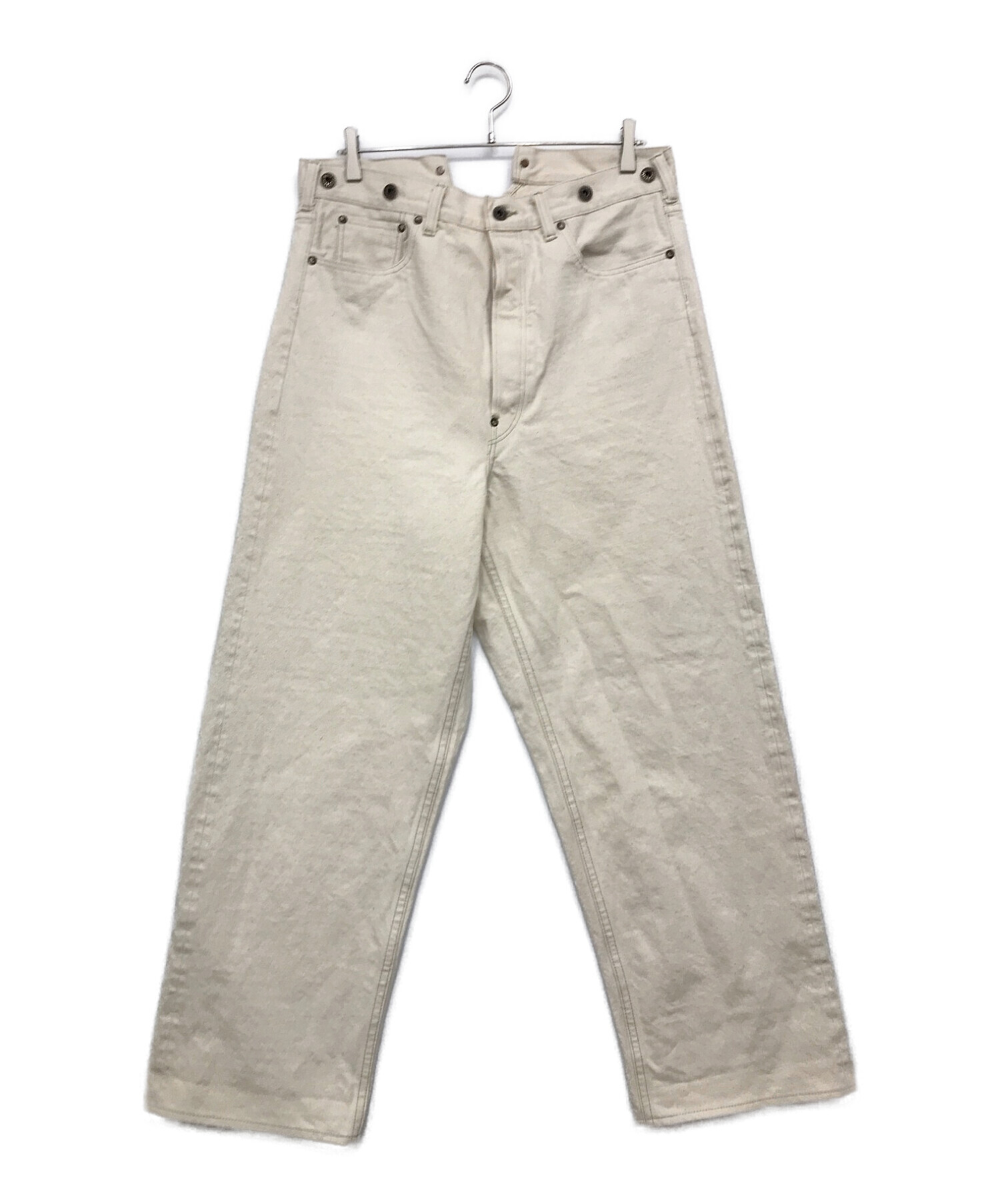 中古・古着通販】NIGEL CABOURN (ナイジェルケーボン) RAILMAN DENIM PANT ORGANIC DENIM ホワイト  サイズ:32｜ブランド・古着通販 トレファク公式【TREFAC FASHION】スマホサイト