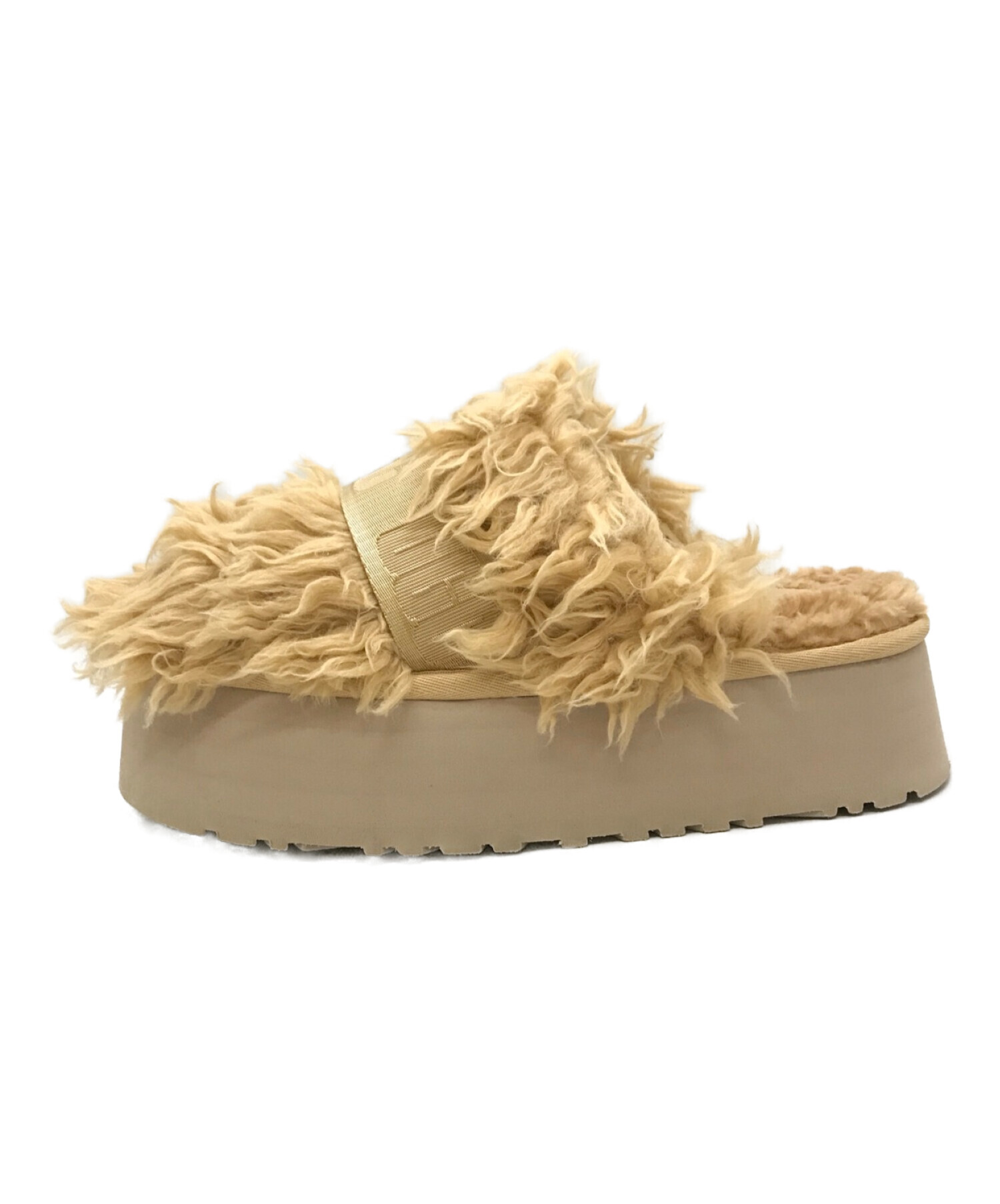 中古・古着通販】UGG (アグ) Fluff Momma Sugar Slide ベージュ サイズ