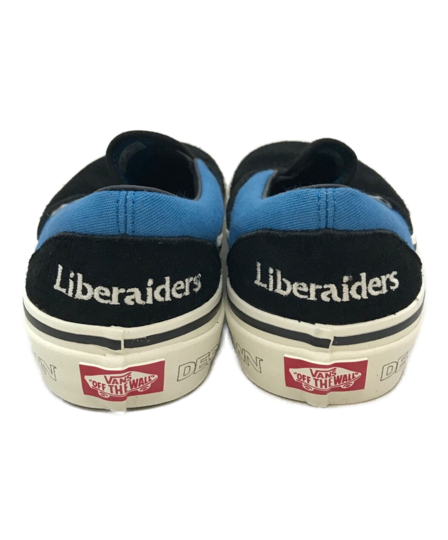 中古・古着通販】VANS (バンズ) Liberaiders (リベレイダース) Classic Slip-On ブラック×ブルー サイズ:26.5㎝｜ブランド・古着通販  トレファク公式【TREFAC FASHION】スマホサイト