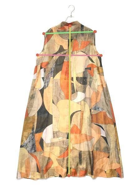 中古・古着通販】Ameri VINTAGE (アメリヴィンテージ) MEDI MURAL TRANSFORM DRESS オレンジ×ベージュ  サイズ:S｜ブランド・古着通販 トレファク公式【TREFAC FASHION】スマホサイト