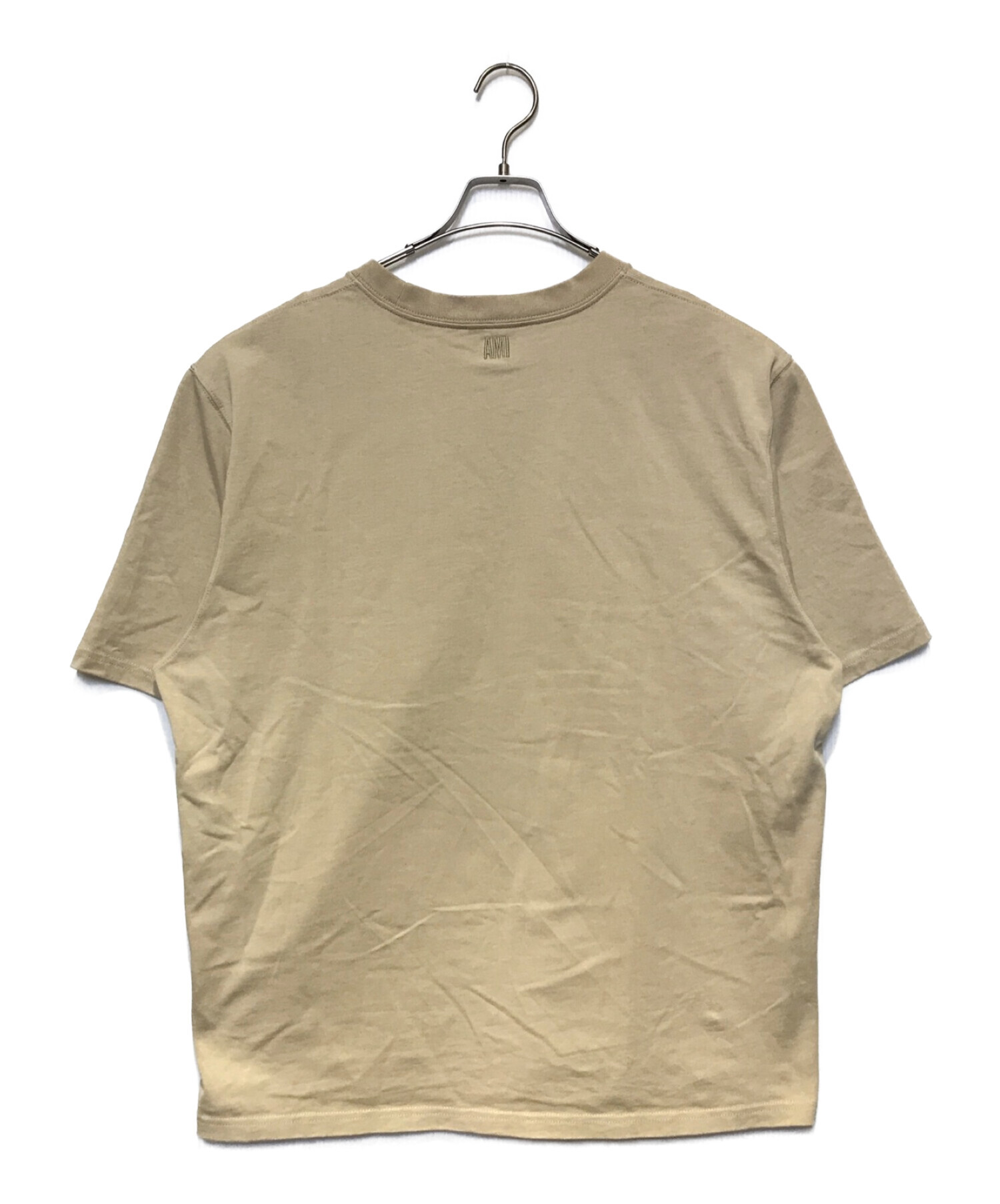 AMIPARIS (アミパリス) ハートロゴTシャツ ベージュ サイズ:XL