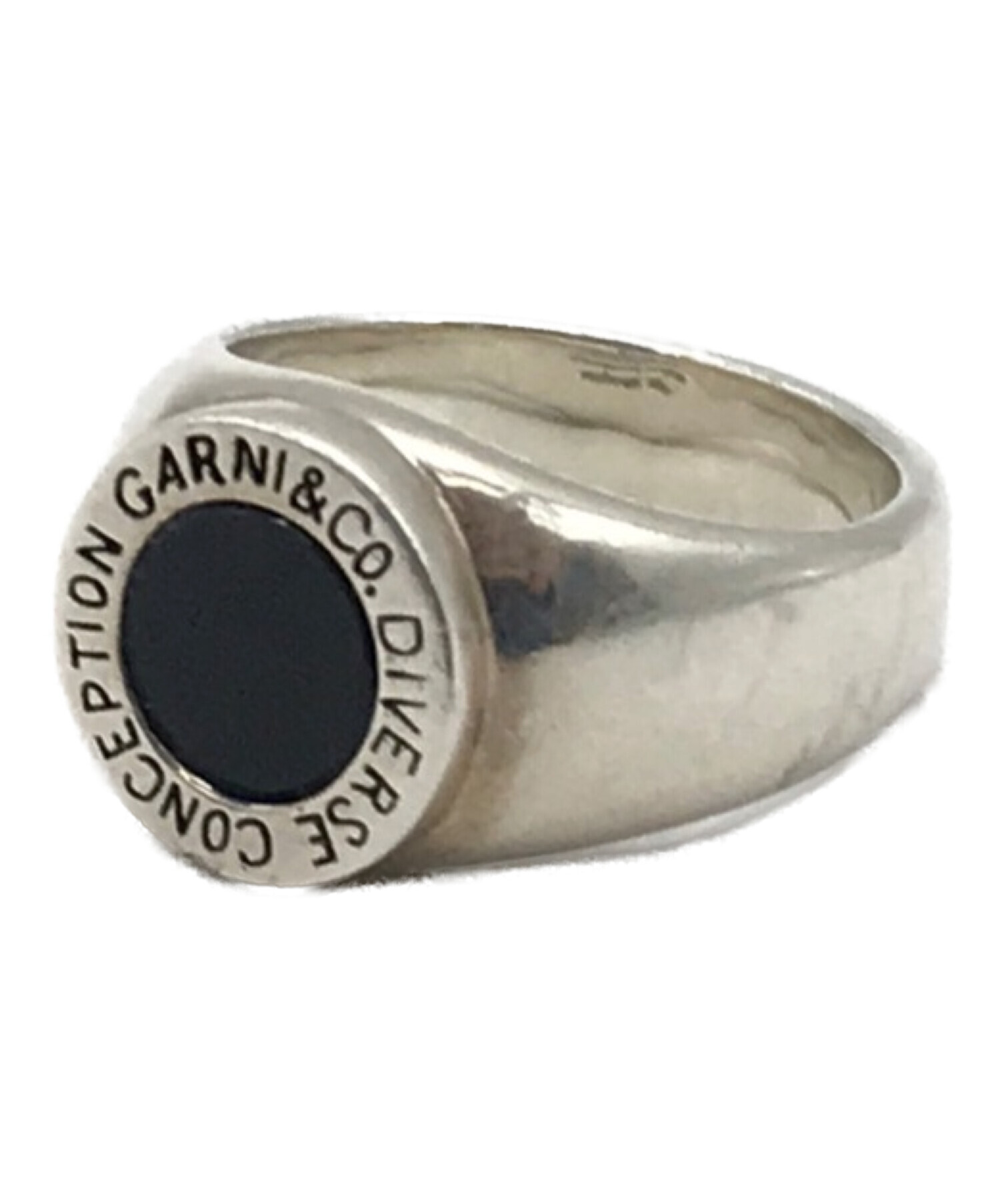 GARNI (ガルニ) Round Stone Ring - L サイズ:19号