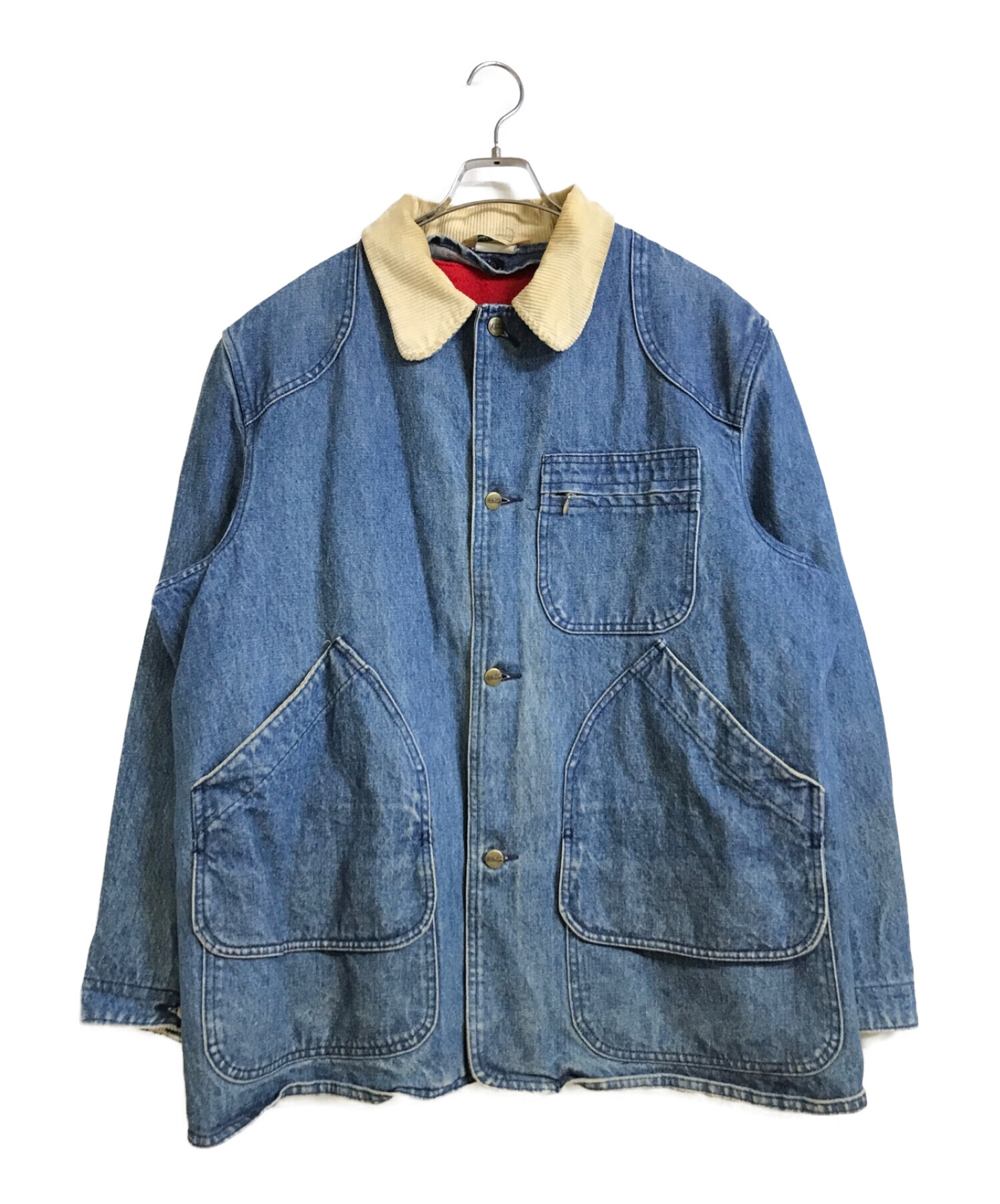 L.L.Bean (エルエルビーン) ［古着］80’S ライナー付デニムハンティングジャケット インディゴ サイズ:L