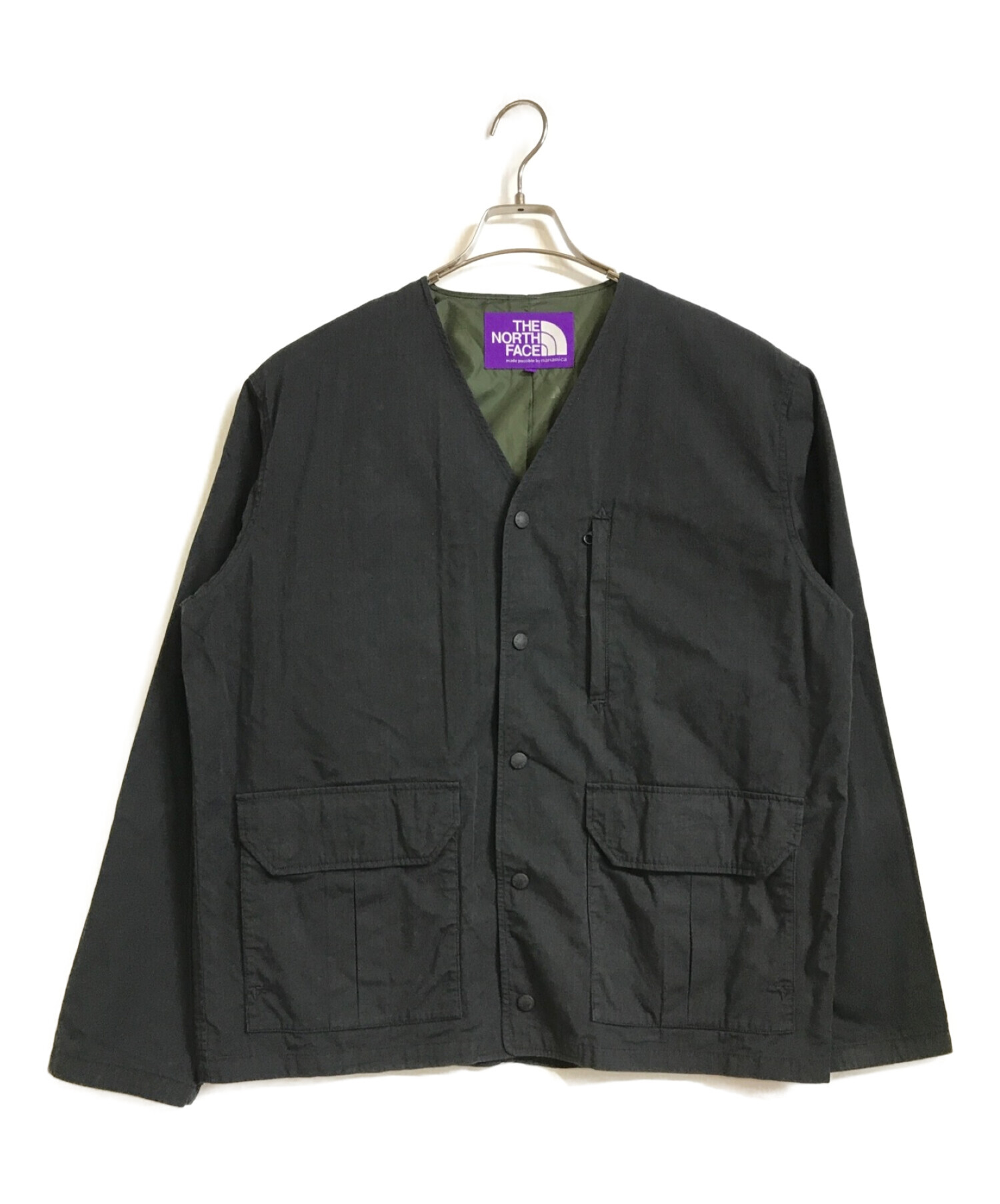 中古・古着通販】THE NORTHFACE PURPLELABEL (ザ・ノースフェイス パープルレーベル) Ripstop Hopper Field  Cardigan ブラック サイズ:L｜ブランド・古着通販 トレファク公式【TREFAC FASHION】スマホサイト